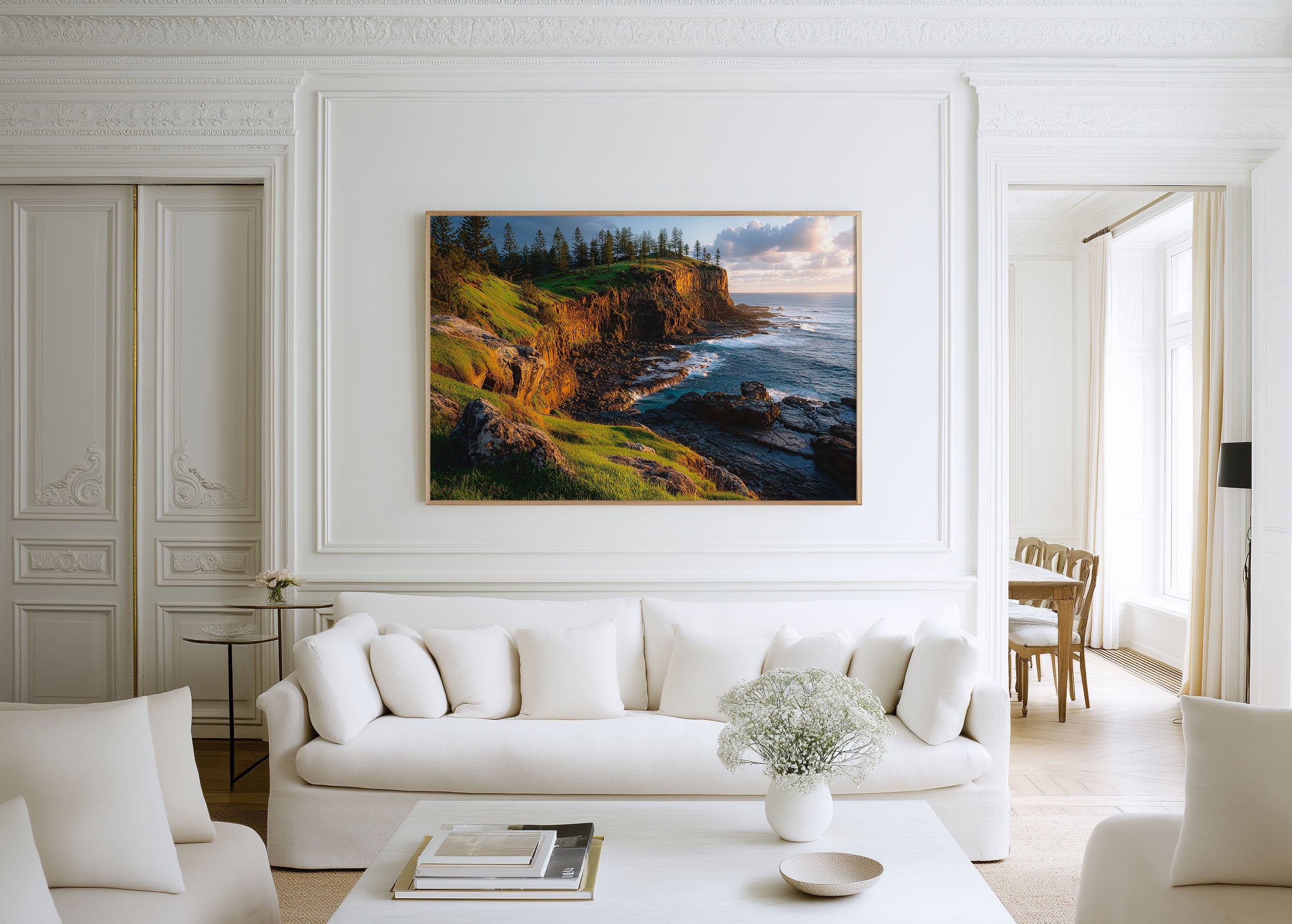 Norfolk Island Coastal Cliffs Wall Art Print | Pacific Ocean