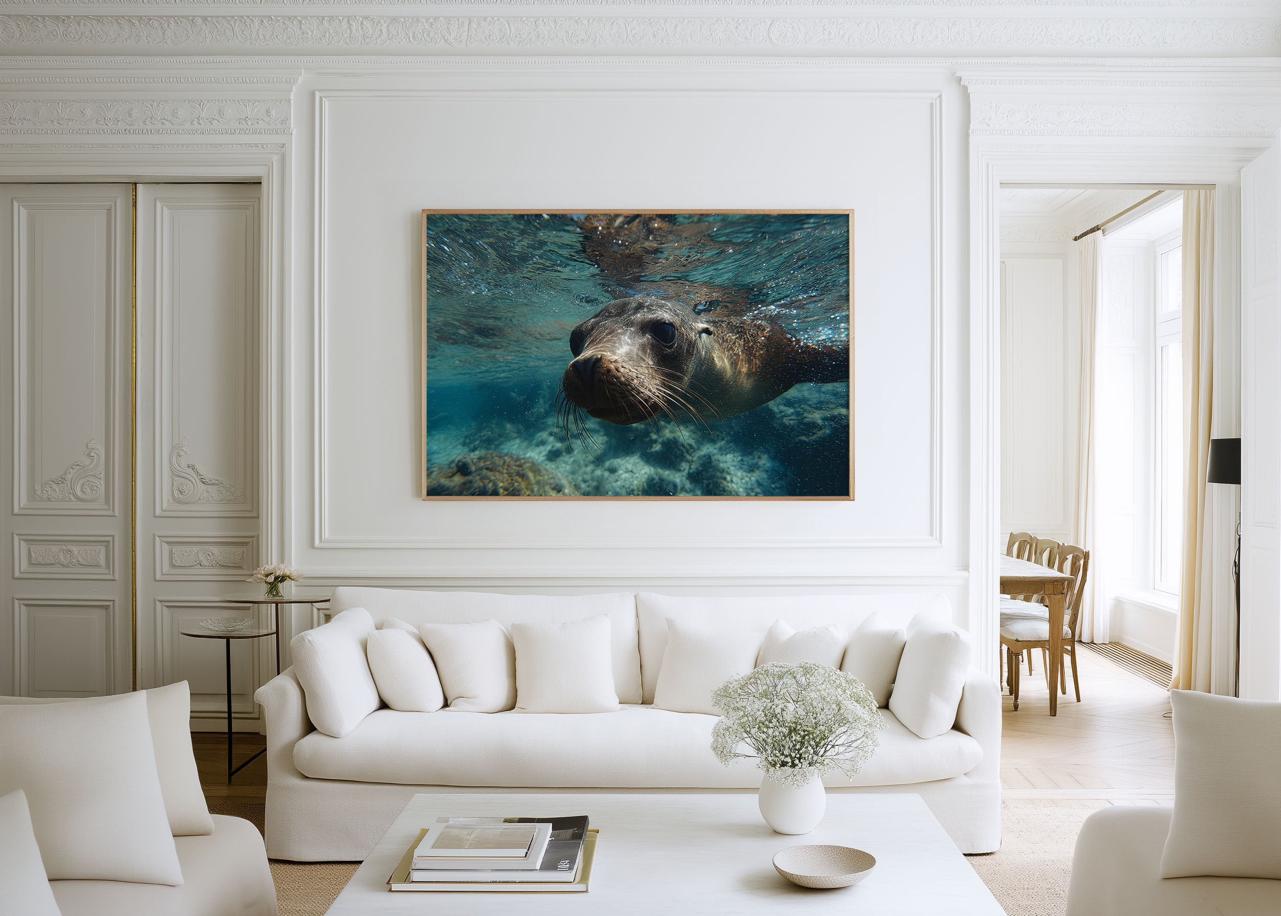 Sea Lion Wall Art – Underwater Wildlife Photography