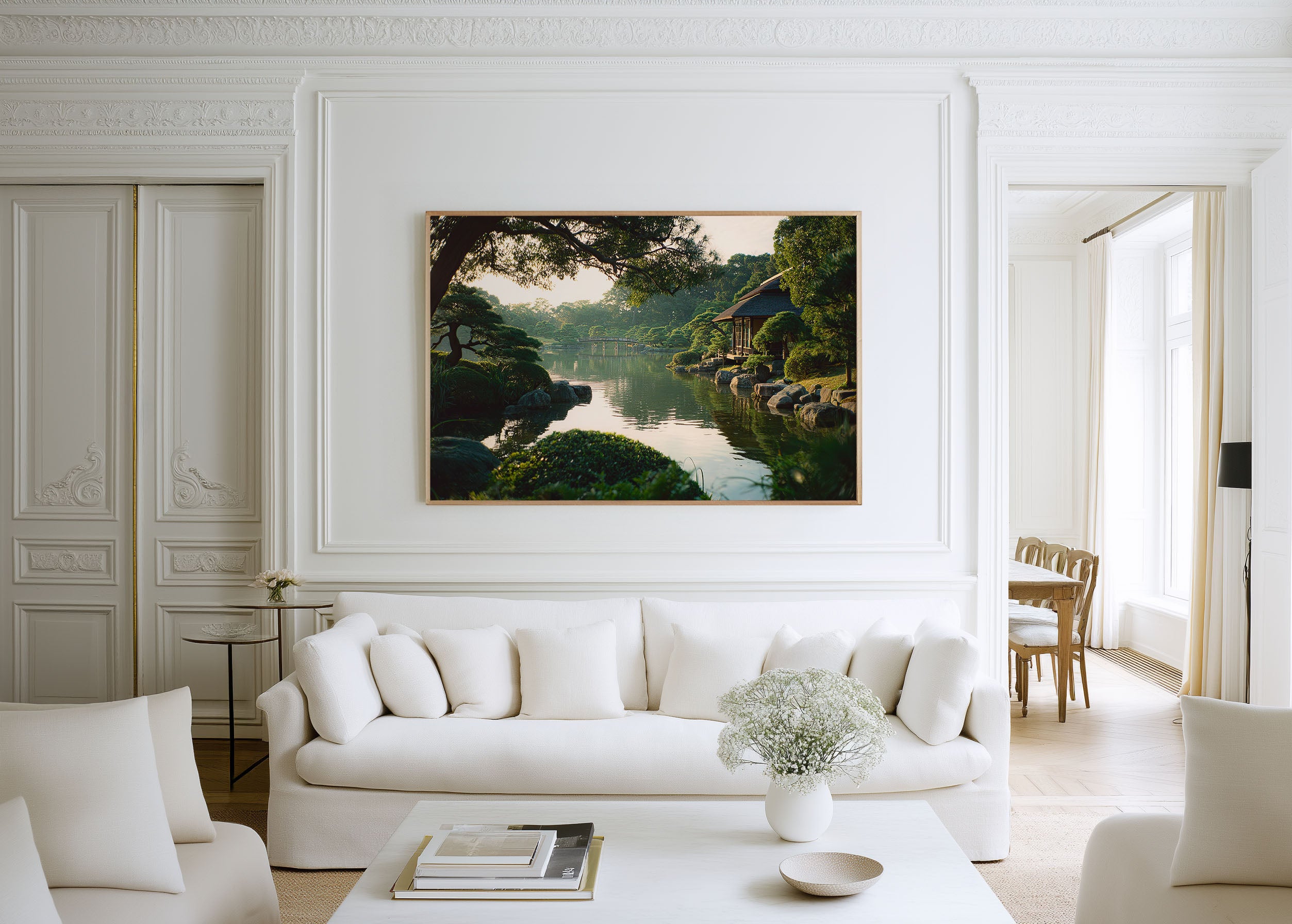 Okayama Korakuen Garden Japan Wall Art Print, Japanese Zen Garden