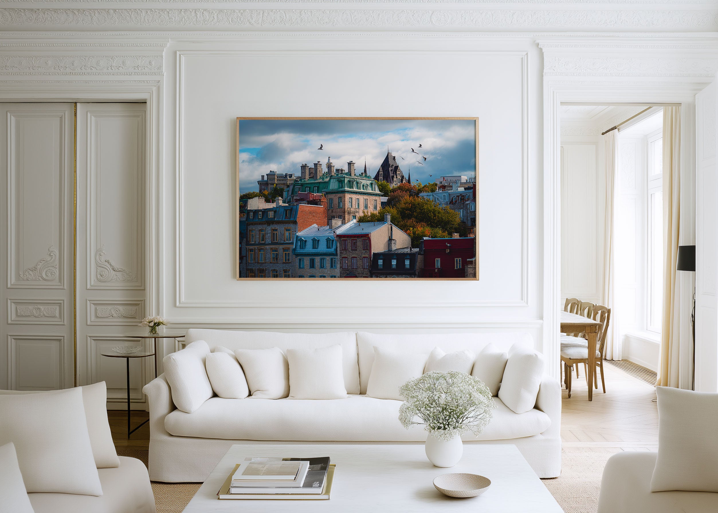 Old Quebec City Wall Art Print | Historic Quebec Architecture Photography Canada