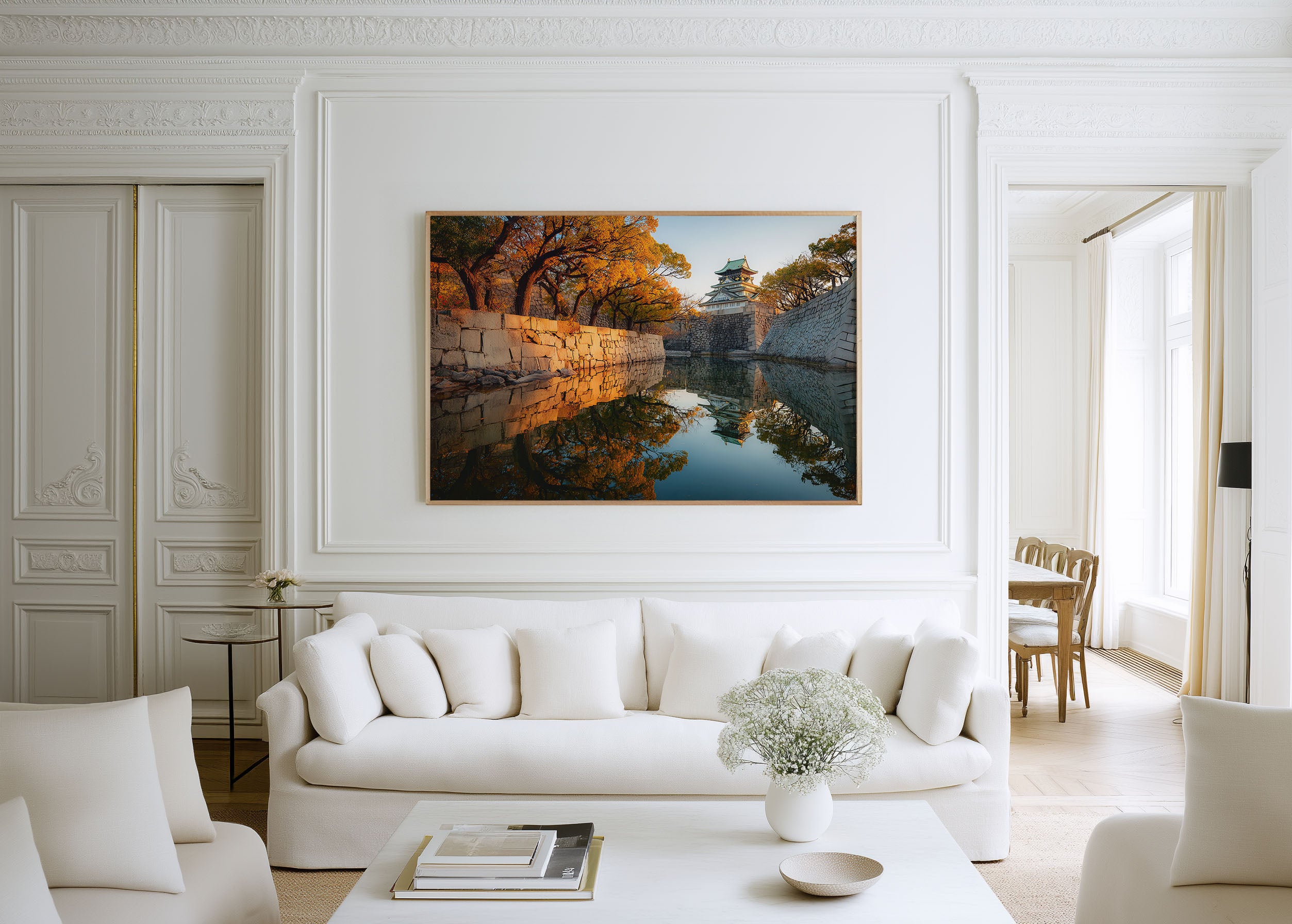 Osaka Castle Reflection Print – Japan Wall Art