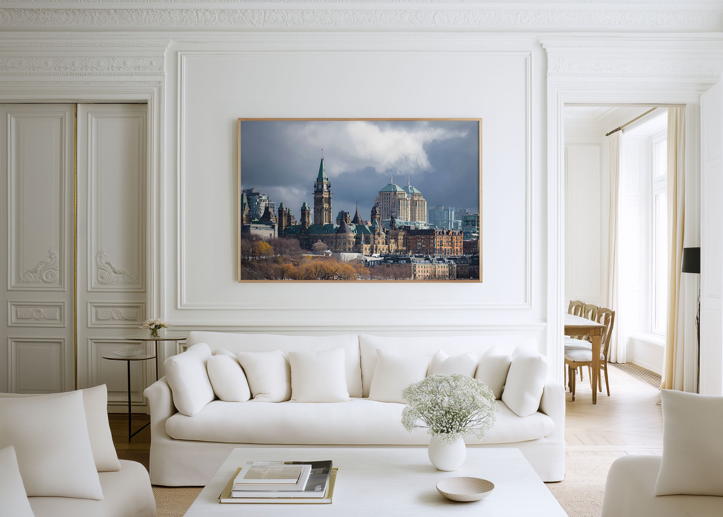 Ottawa Parliament Buildings Wall Art Print | Canada Skyline