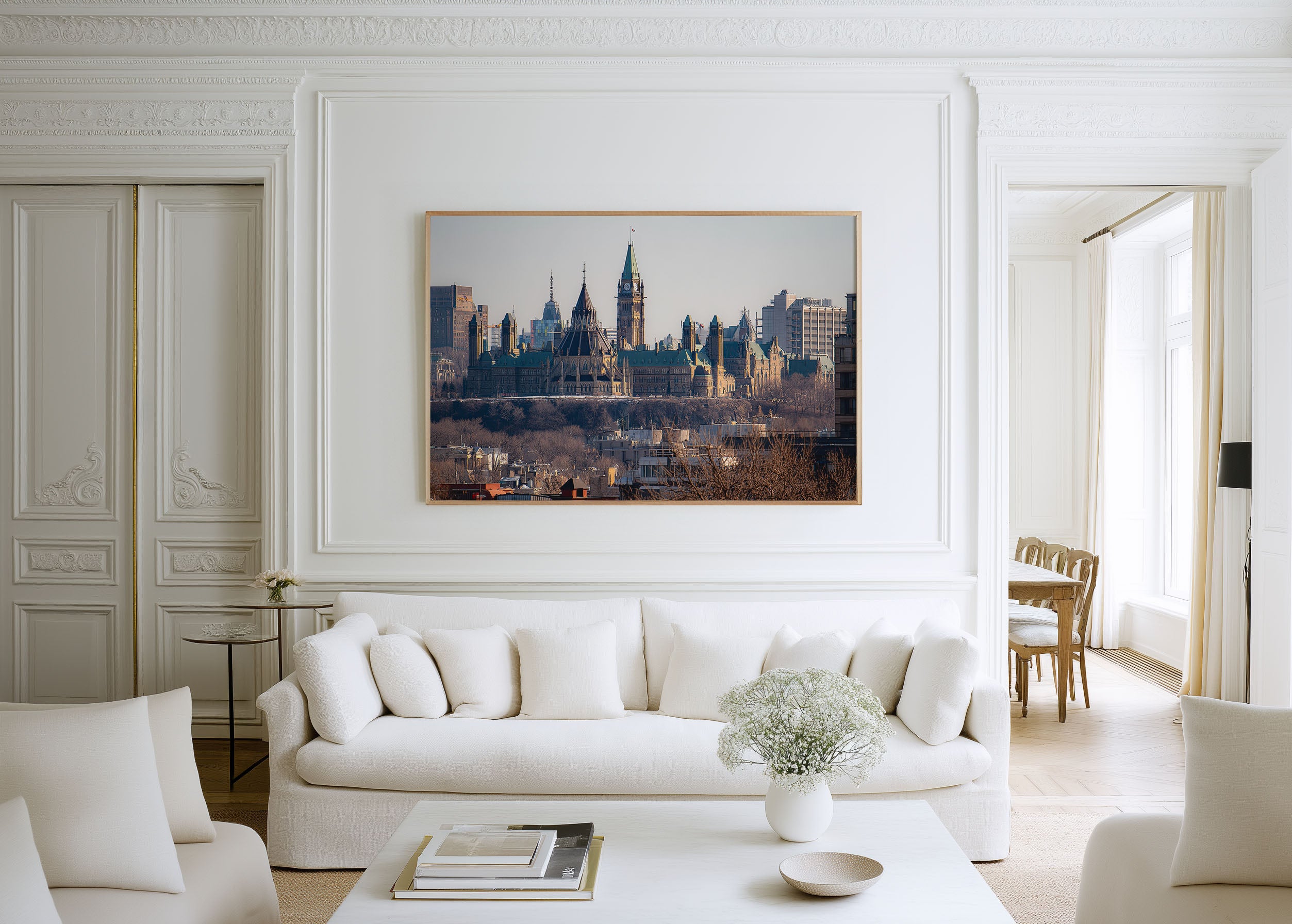 Ottawa Parliament Hill Wall Art Print | Canada Skyline