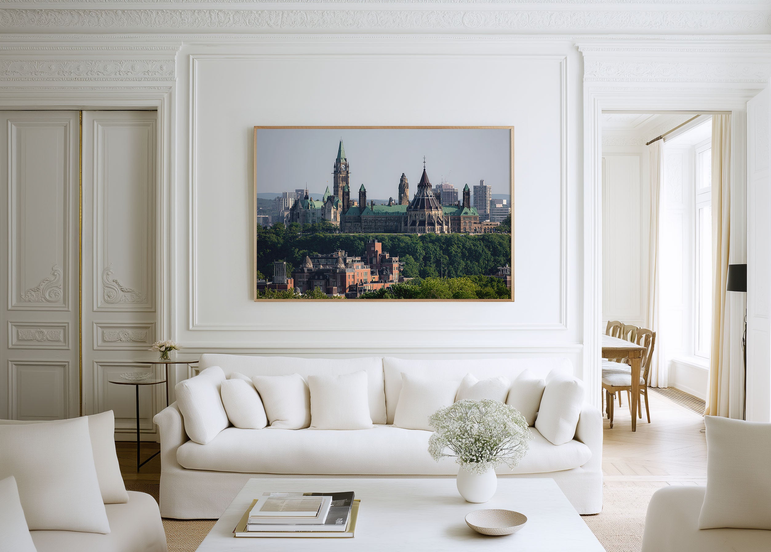 Ottawa Parliament Hill Wall Art Print | Canada Parliament Buildings Skyline Photography