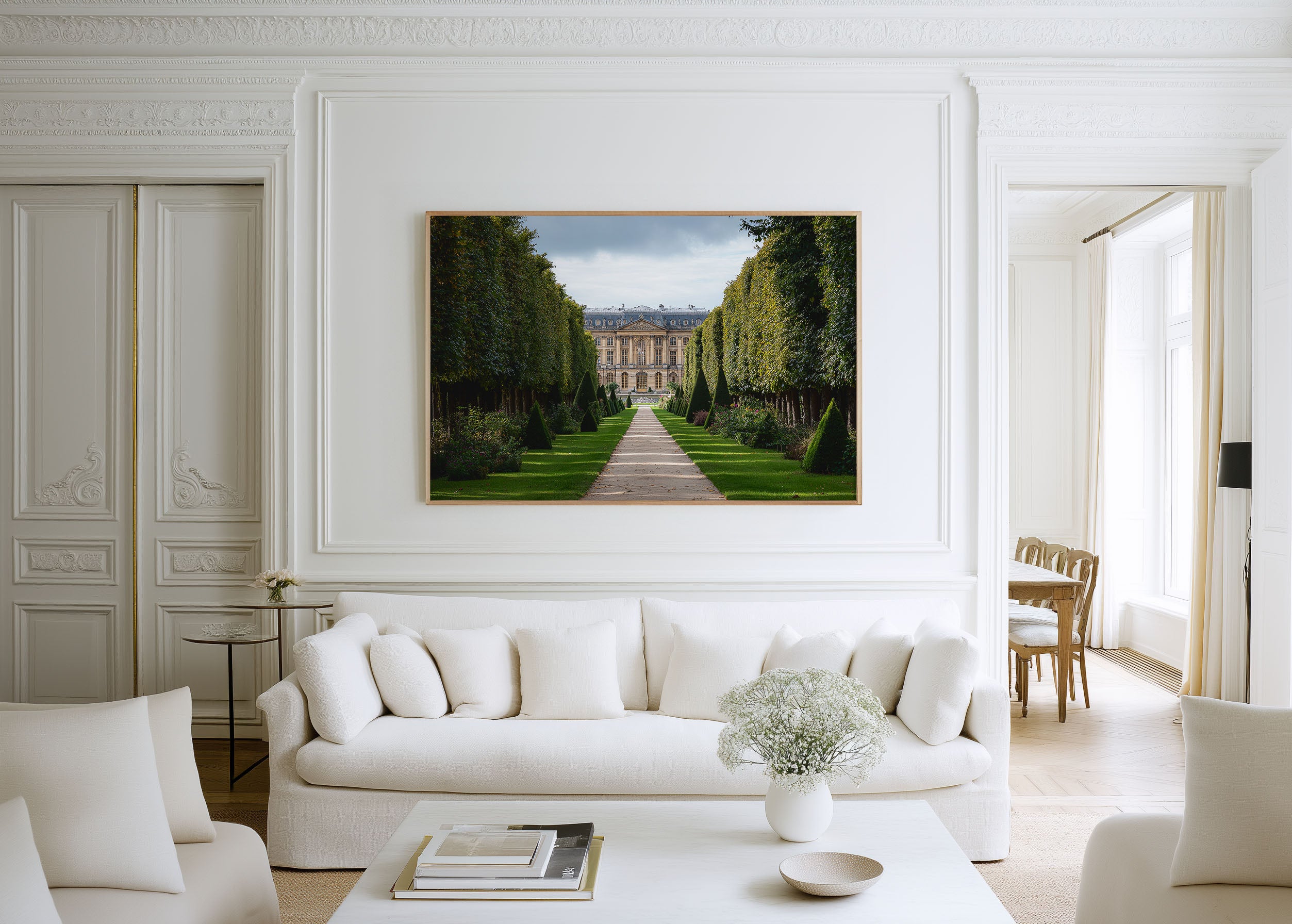 Palace of Versailles Gardens Print – French Estate Wall Art