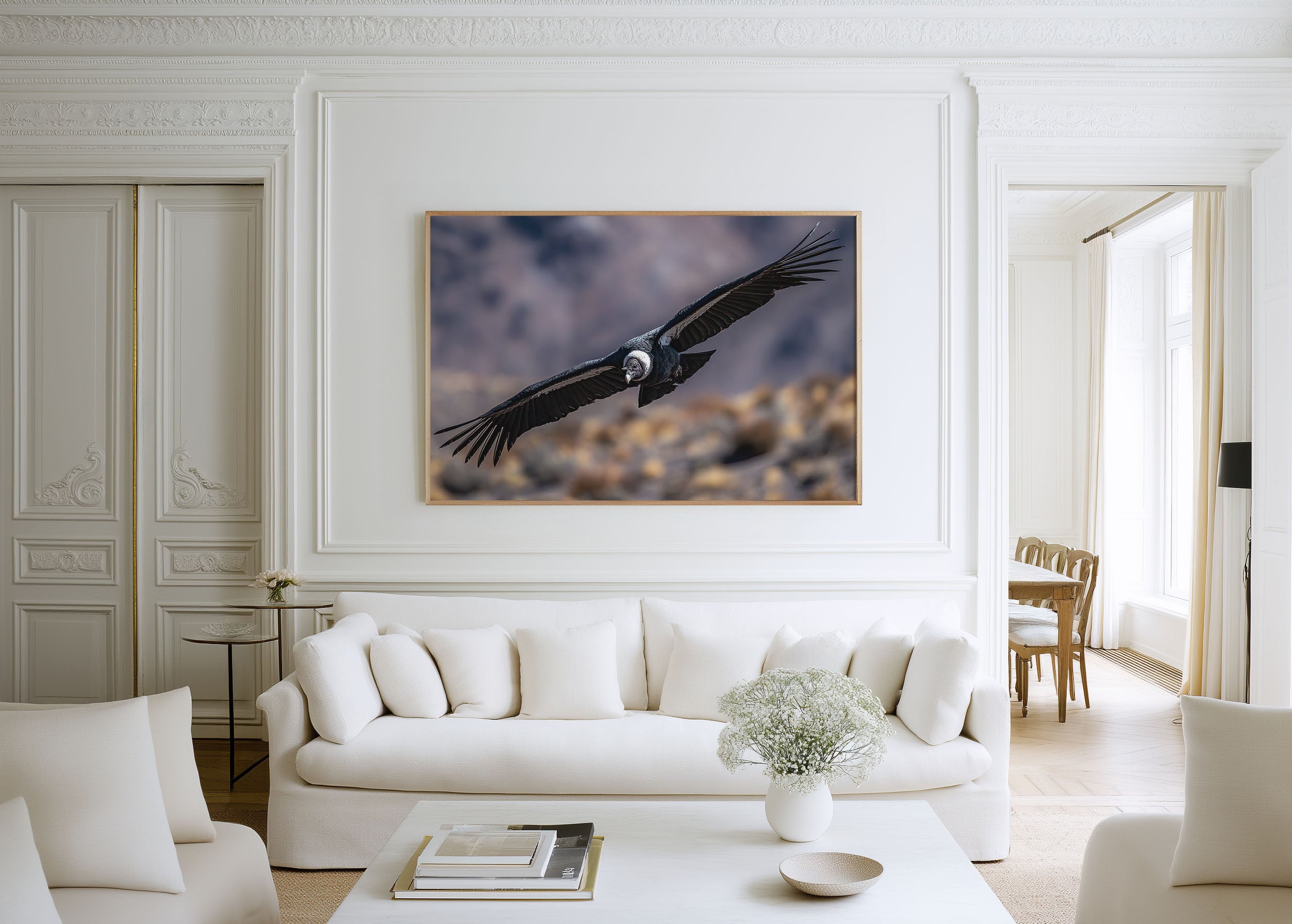 Patagonia Condor Wall Art – Andean Mountain Wildlife Photography Print
