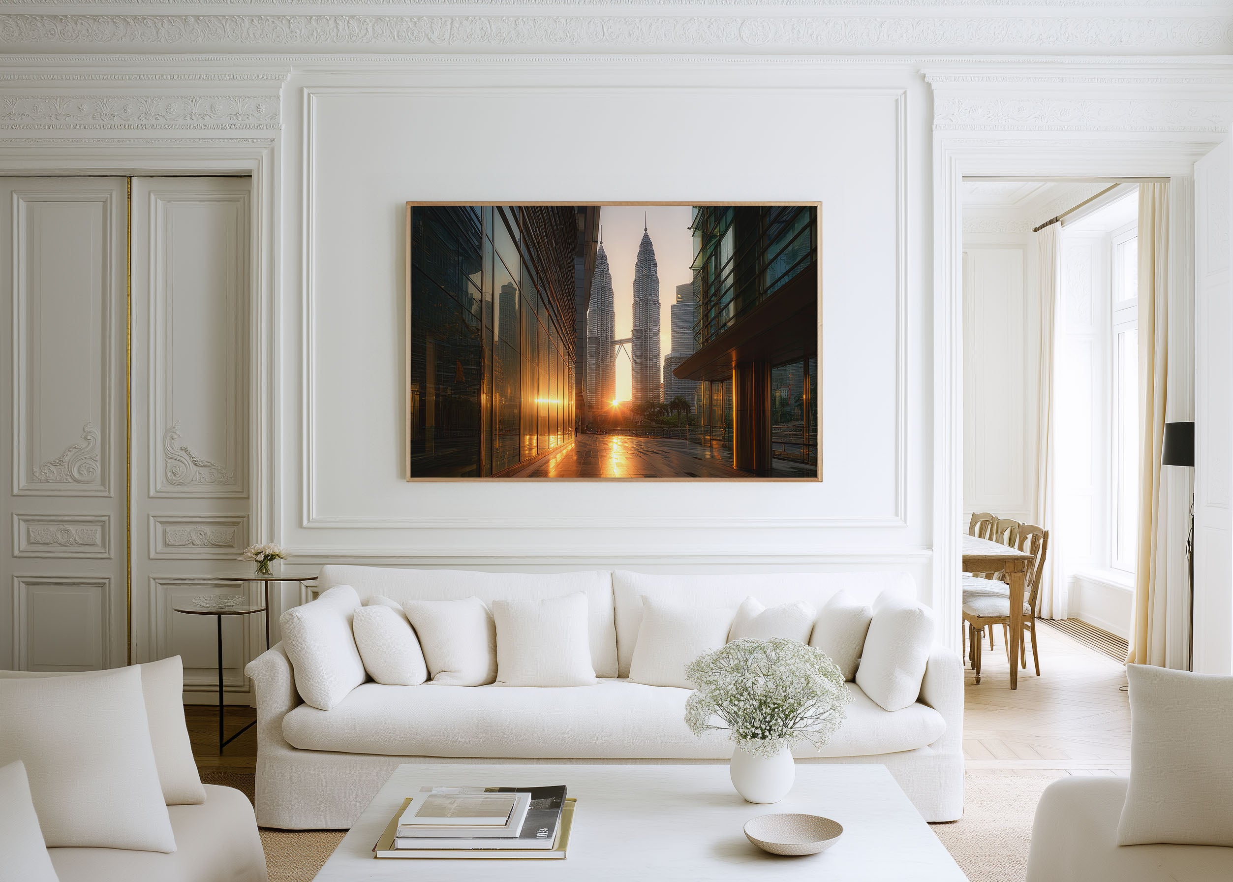 Petronas Towers Sunrise Print – Kuala Lumpur Wall Art