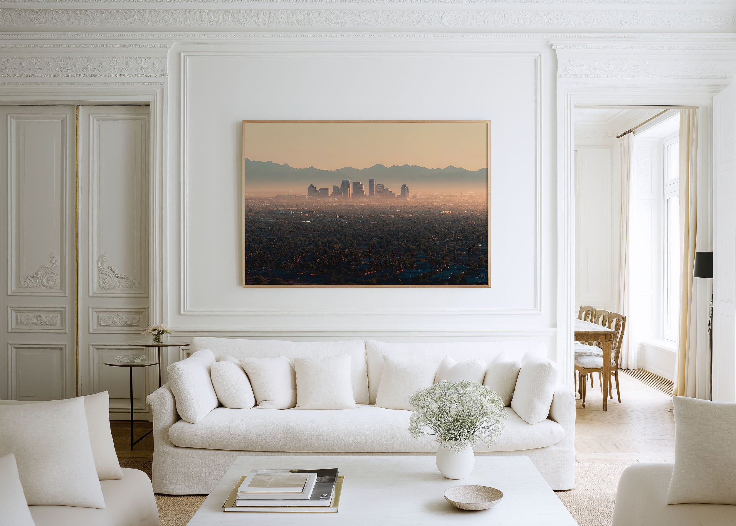 Phoenix Arizona Skyline Wall Art Print | Sonoran Desert Cityscape