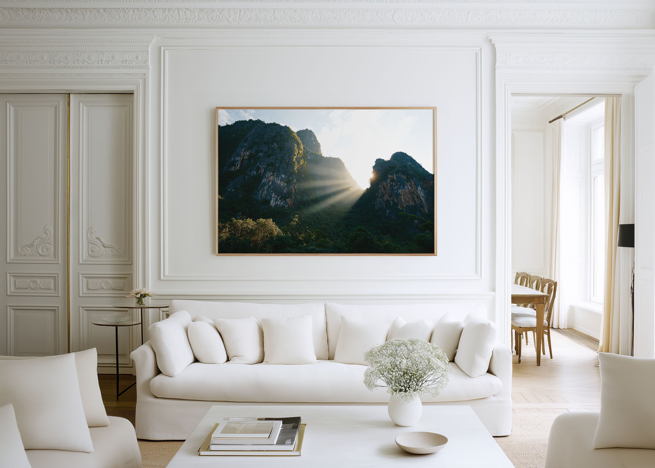 Phong Nha Mountains Sunrise Print – Vietnam Wall Art