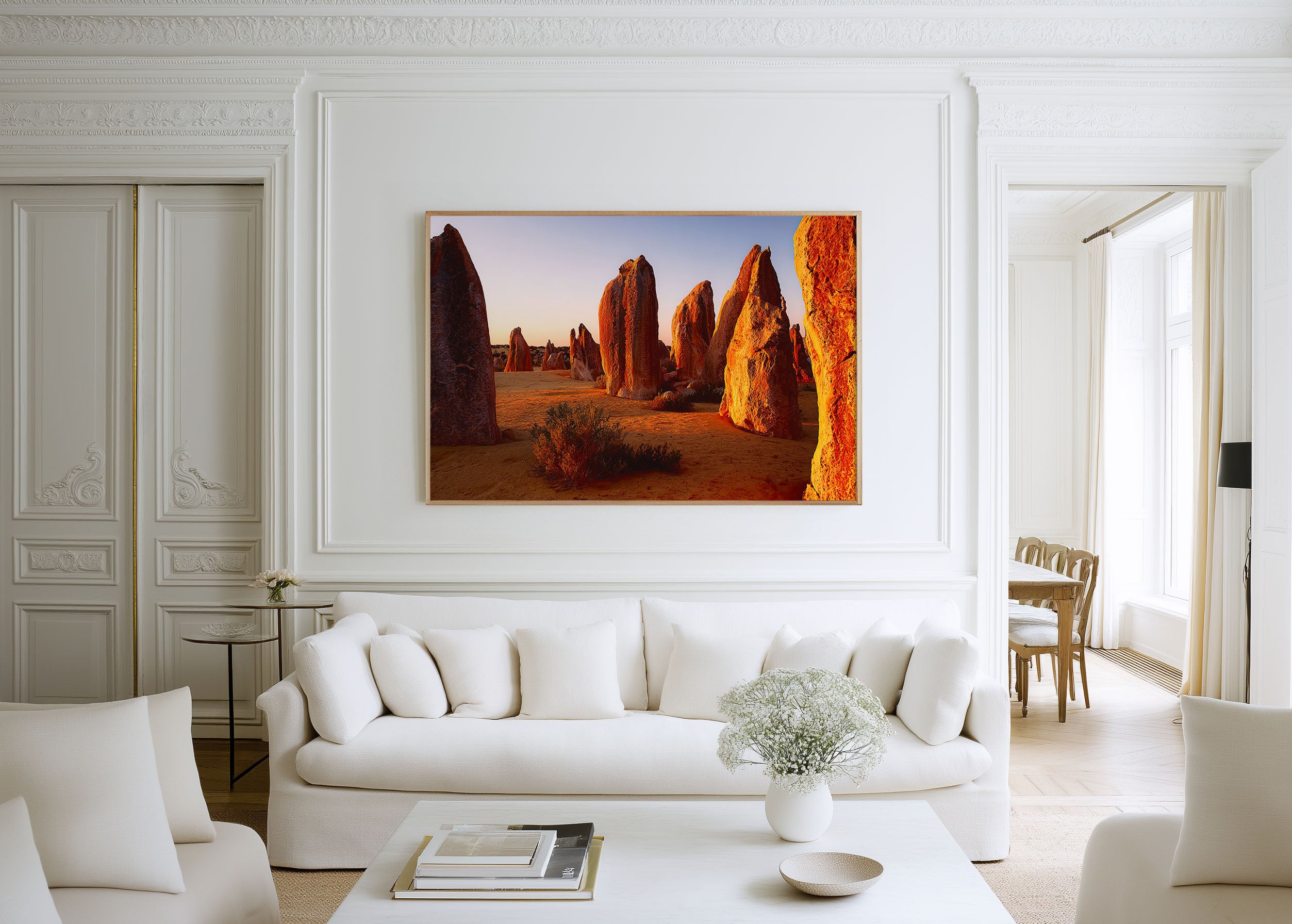 Pinnacles Desert Western Australia Wall Art Print | Nambung Limestone Landscape