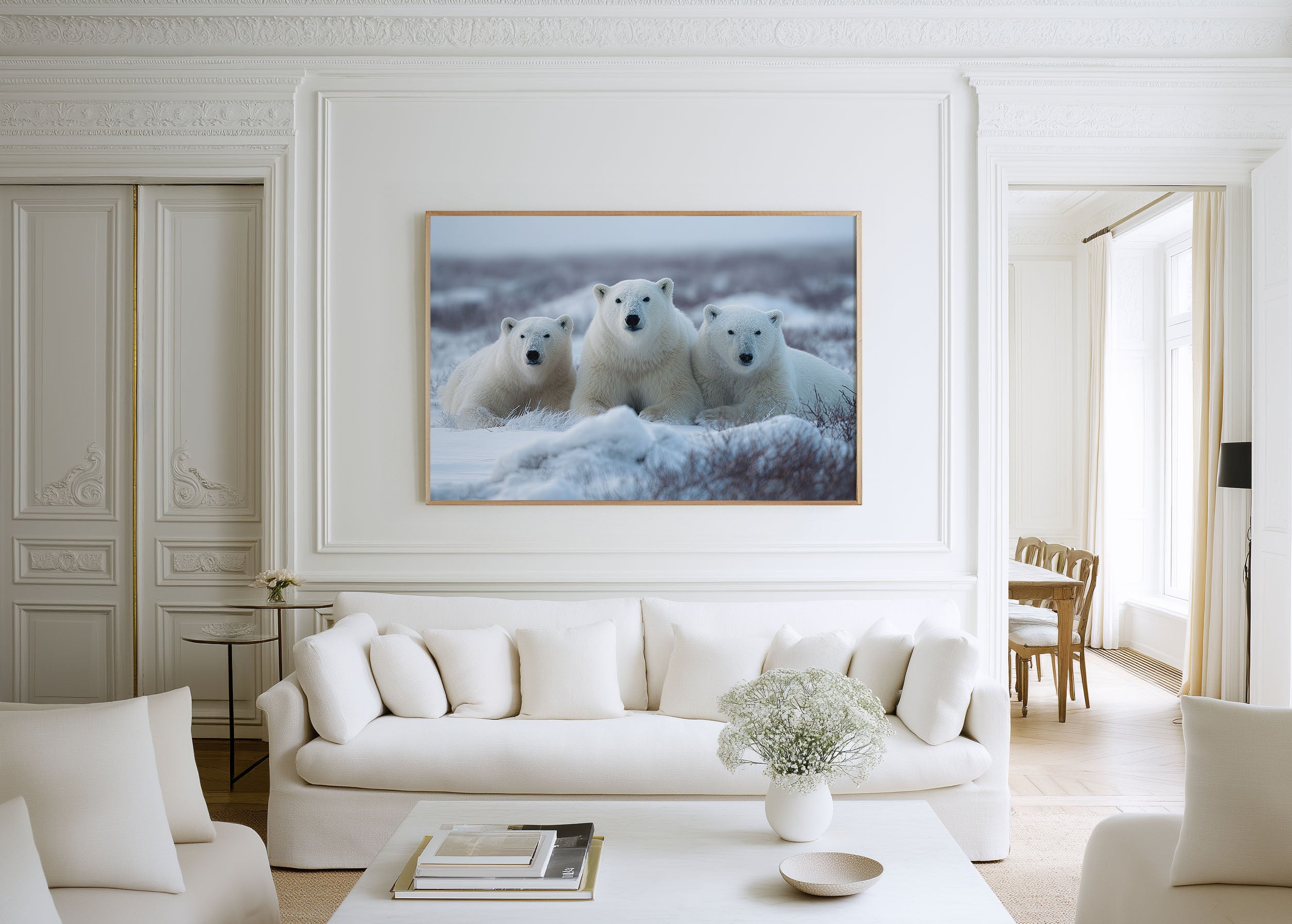 Polar Bears Wall Art – Arctic Wildlife Photography Print