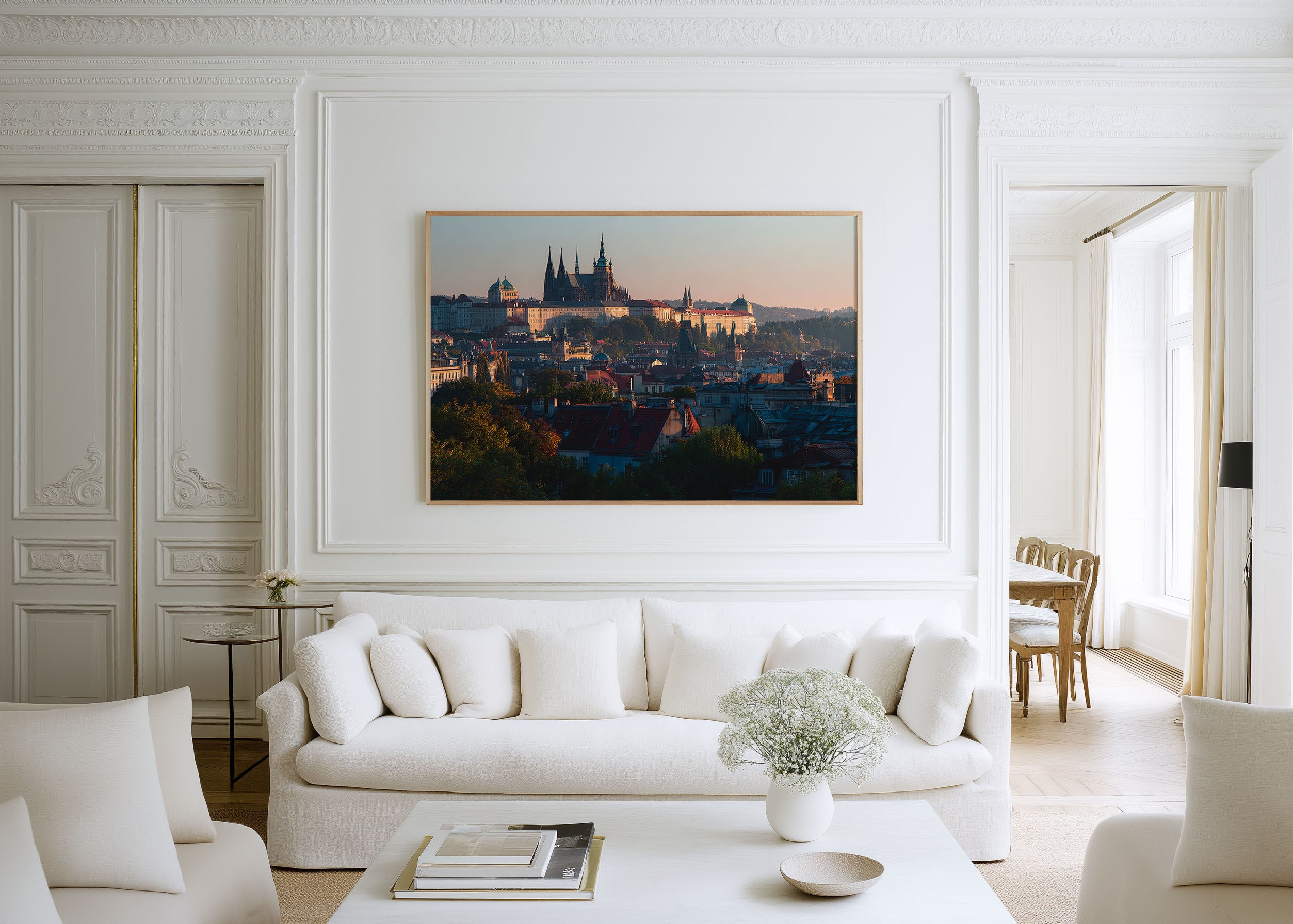 Prague Old Town Skyline Wall Art Print | Czech Republic Historic Architecture Photography