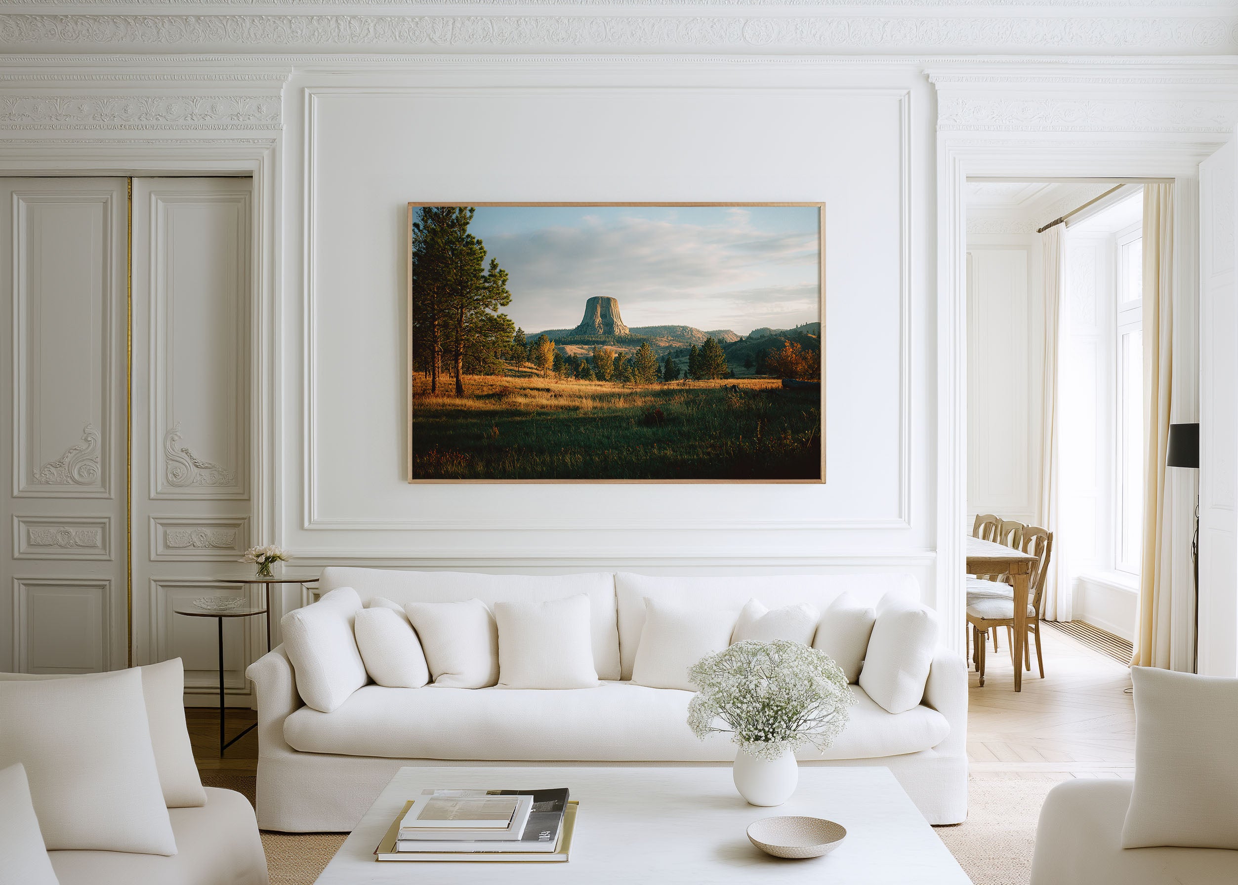 Prairie Monument – Devils Tower Landscape Wall Art Print