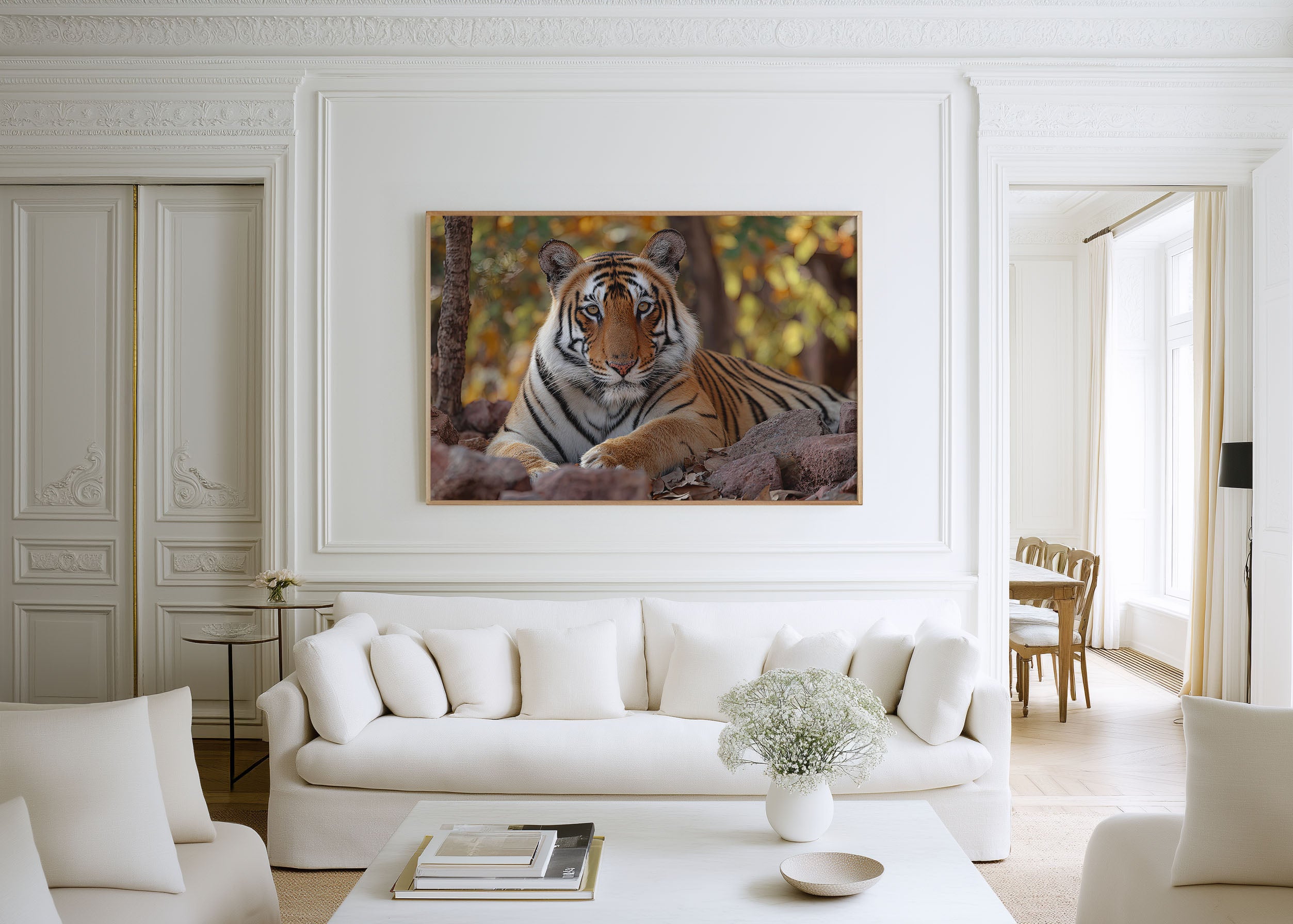 Tiger Wall Art Print – Ranthambore India Wildlife