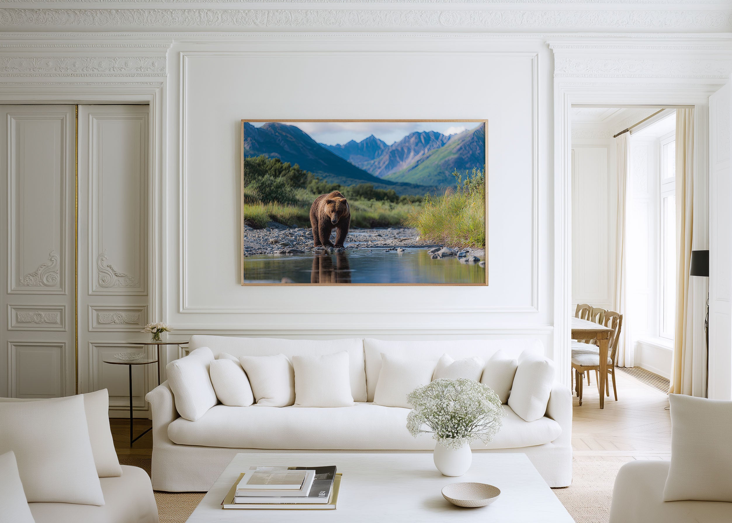 River Monarch – Katmai Brown Bear Wall Art Print