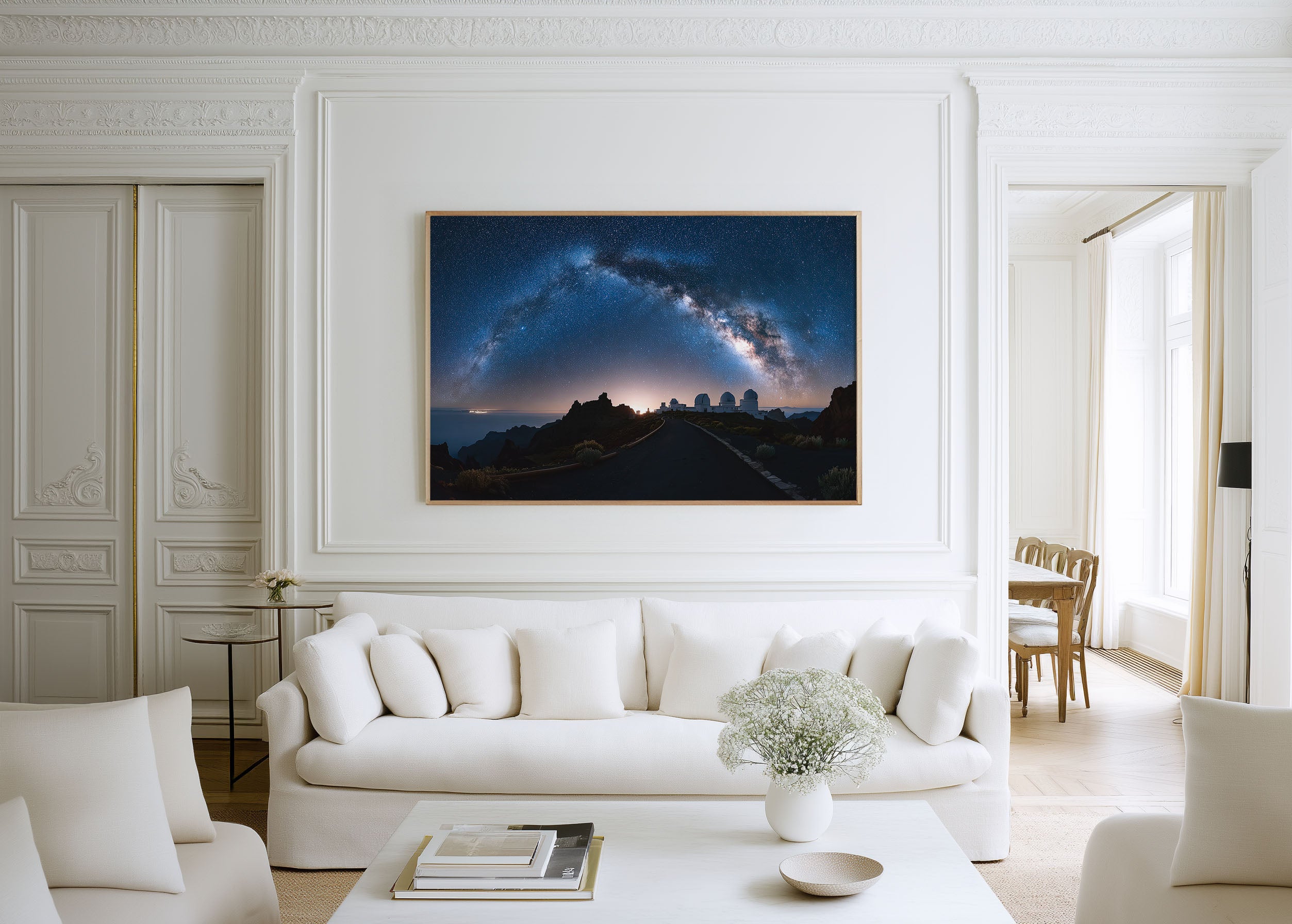 Milky Way Arch Over Mountain Observatory Wall Art – Road to the Stars