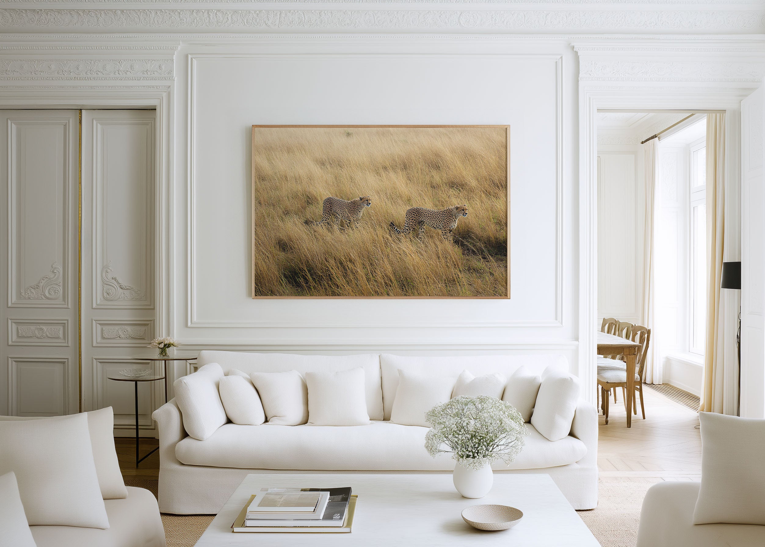 Running Cheetahs Wall Art – African Safari Wildlife Photography Print