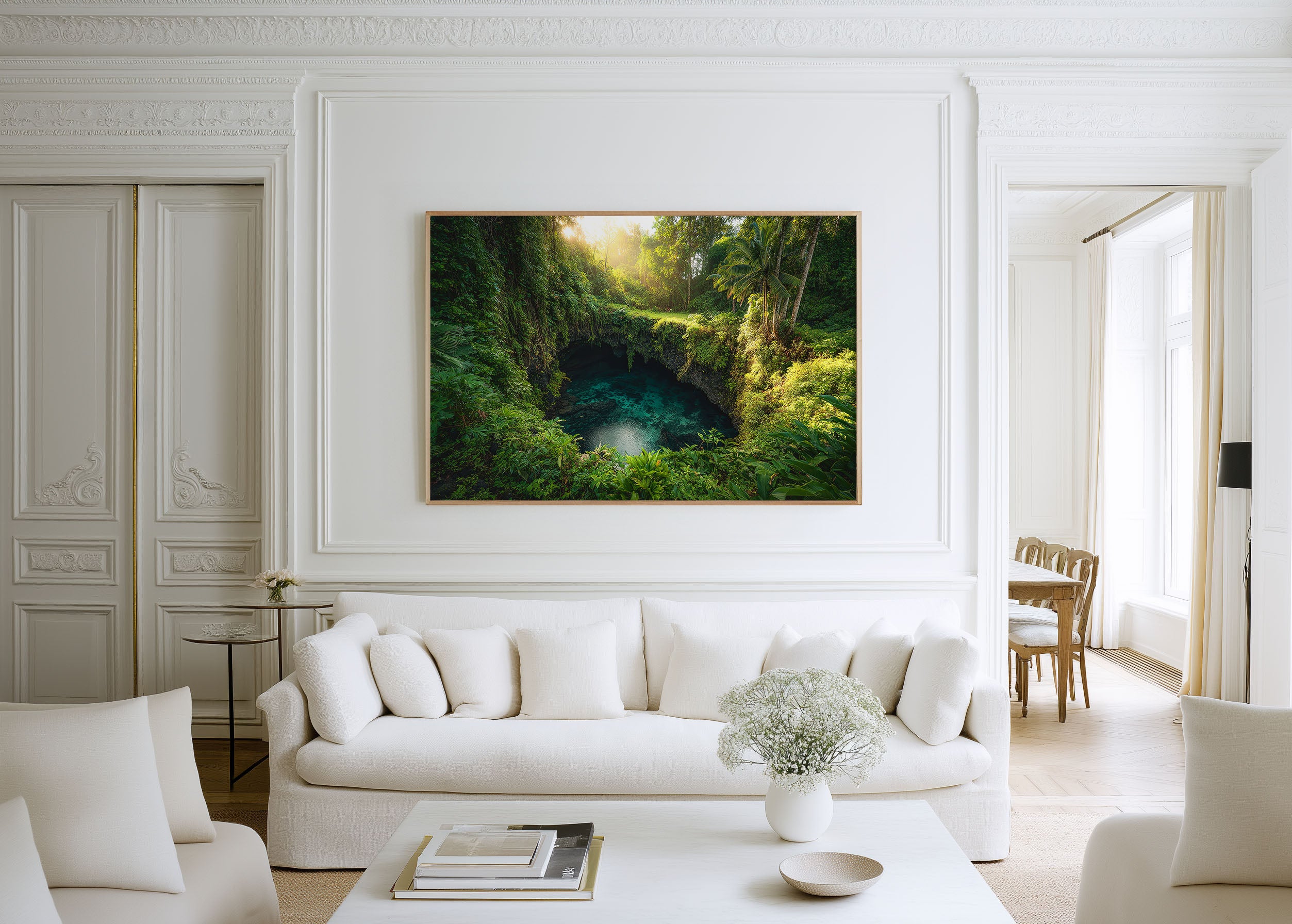 To Sua Ocean Trench Wall Art Print | Samoa Tropical Lagoon Paradise Landscape Photography