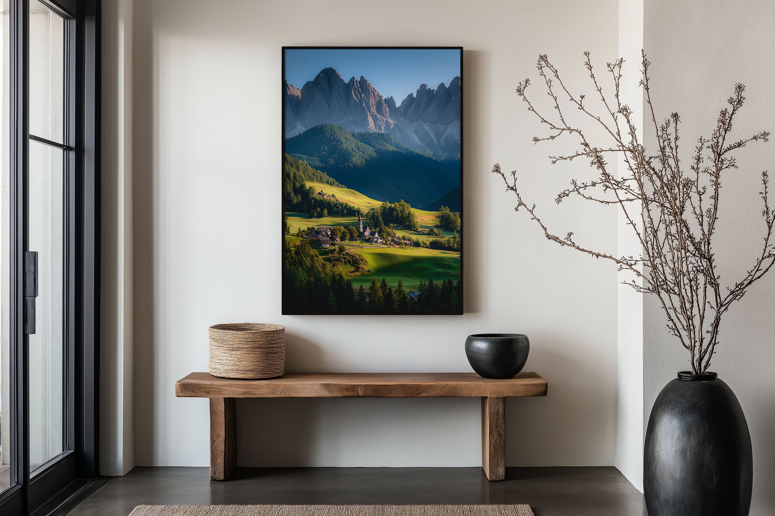 Santa Maddalena Dolomites Print | Italian Alps Village Wall Art | Val di Funes Landscape Photography