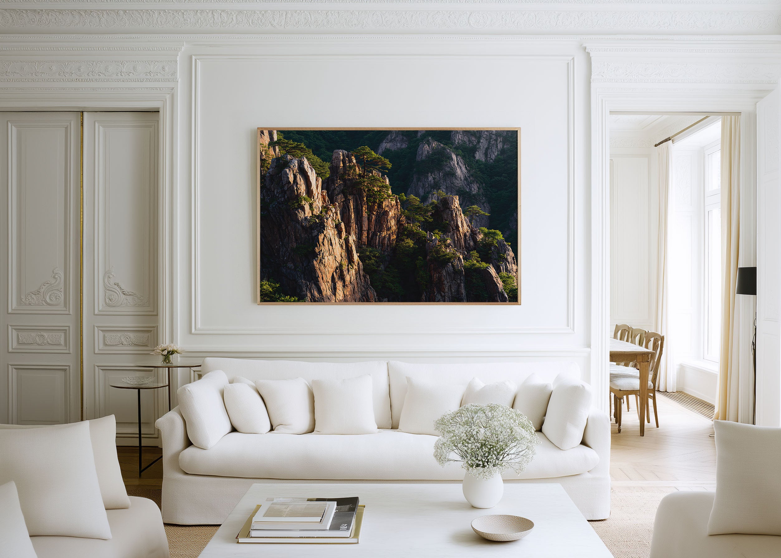 Seoraksan National Park South Korea Print | Sunrise Rock Pinnacles Wall Art
