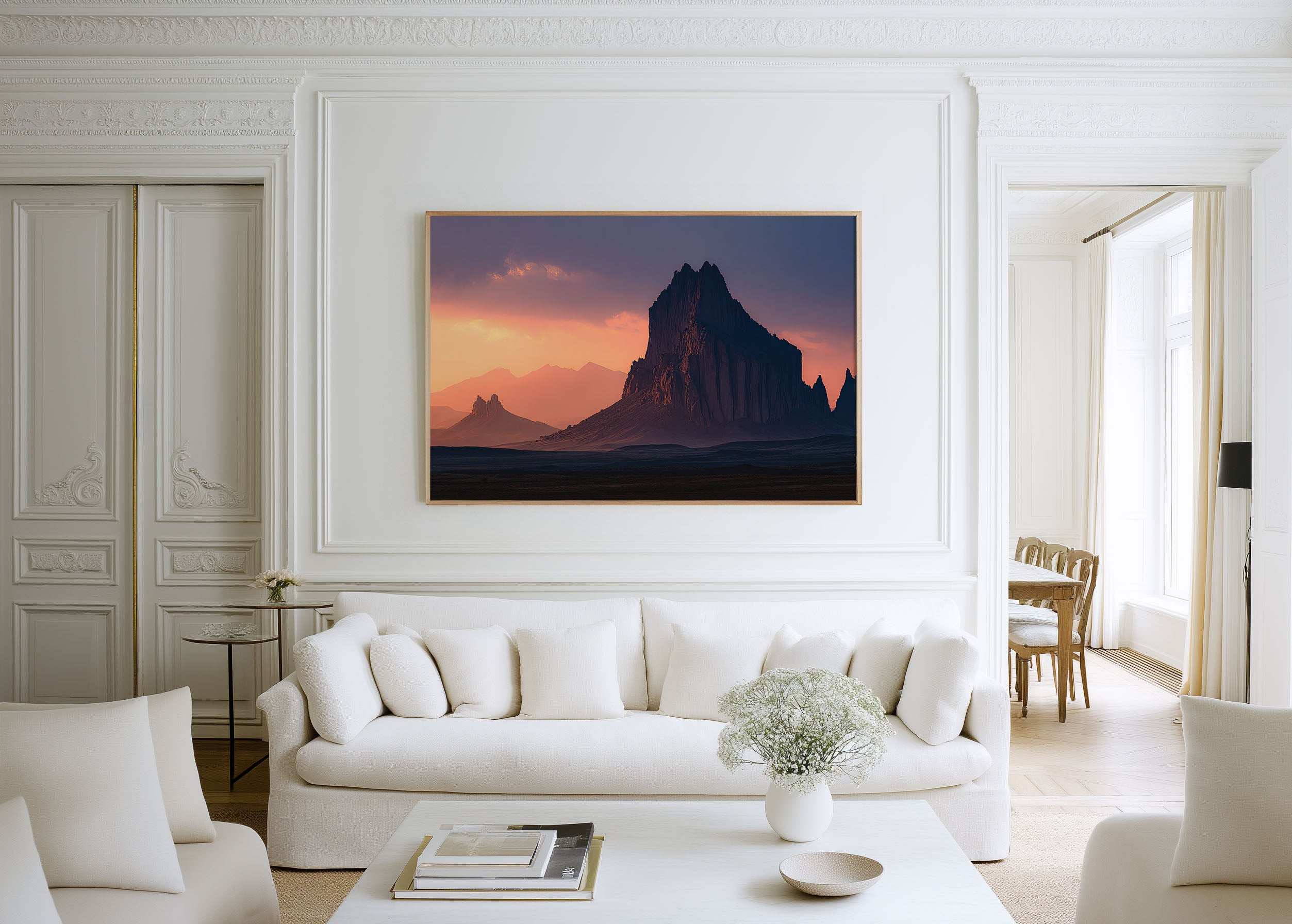 Shiprock New Mexico Wall Art Print | Southwest Desert Monument