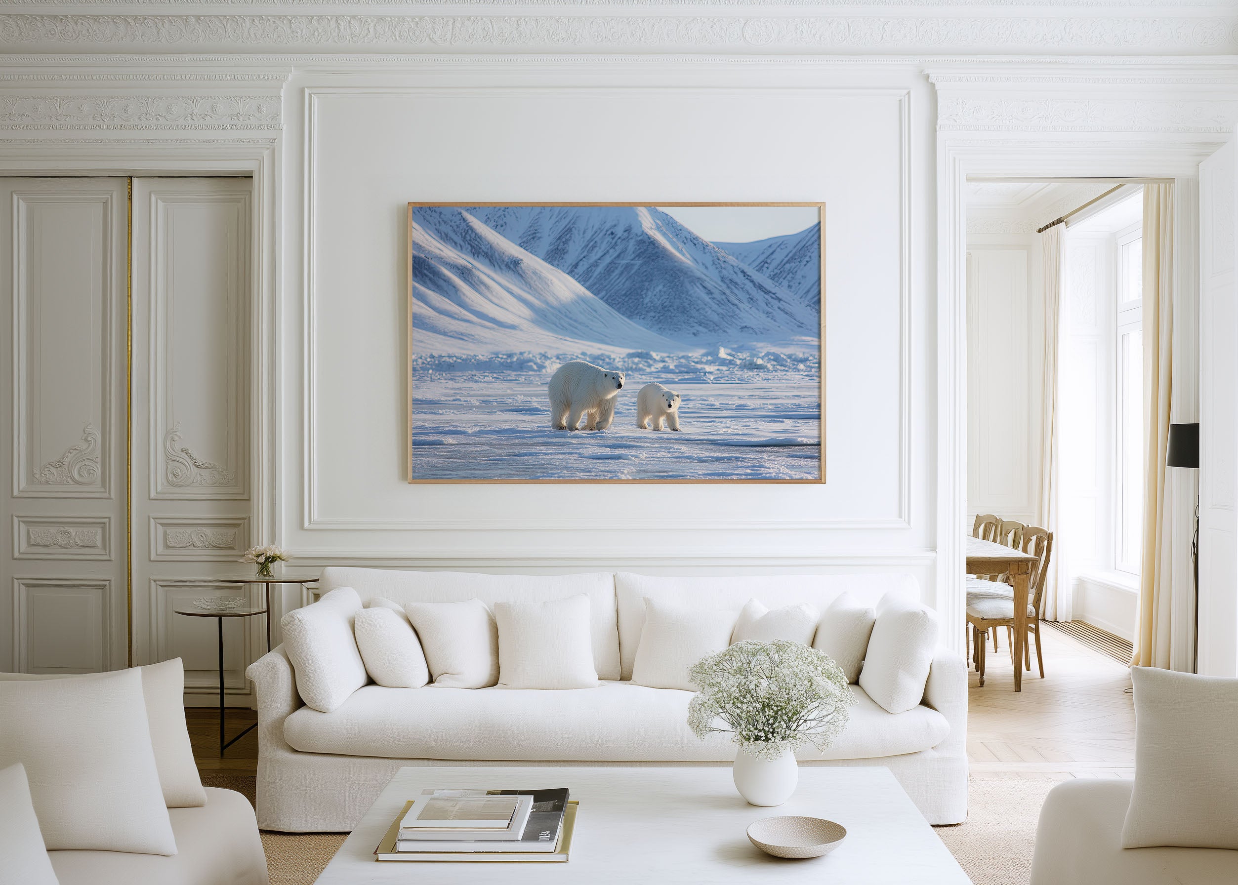 Silent Tundra – Svalbard Polar Bears Fine Art Print