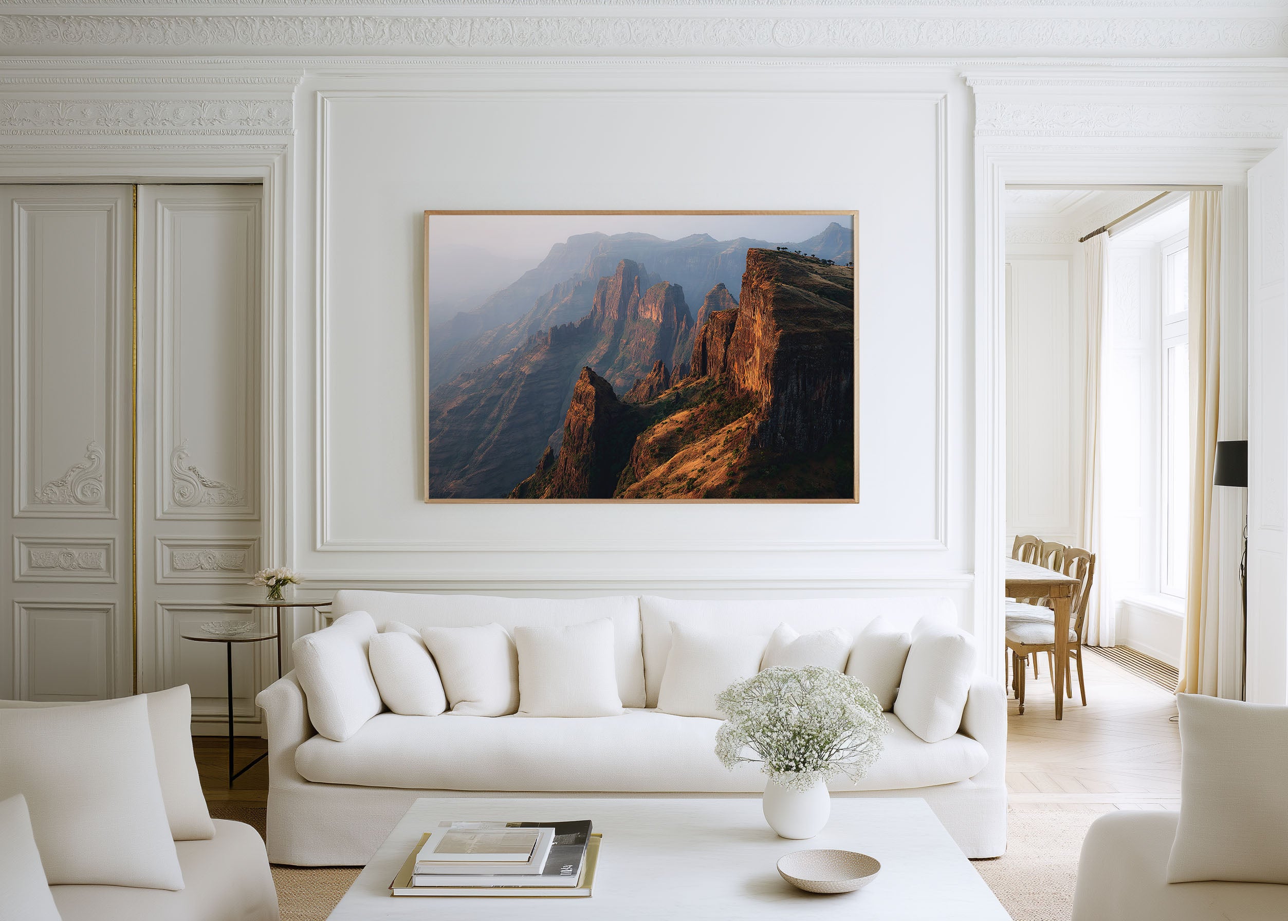 Simien Mountains Ethiopia Wall Art Print | African Mountain Landscape