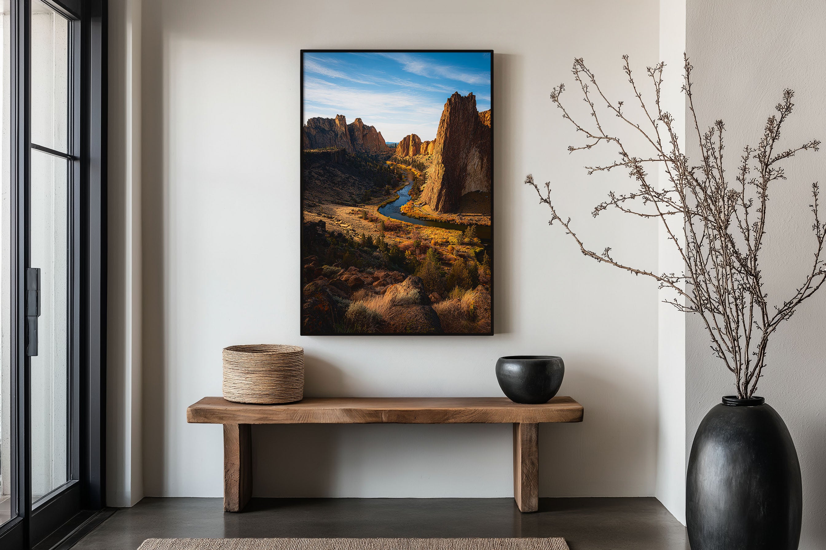 Smith Rock State Park Print | Crooked River Canyon Oregon Wall Art | Pacific Northwest Landscape | USA Photography Poster