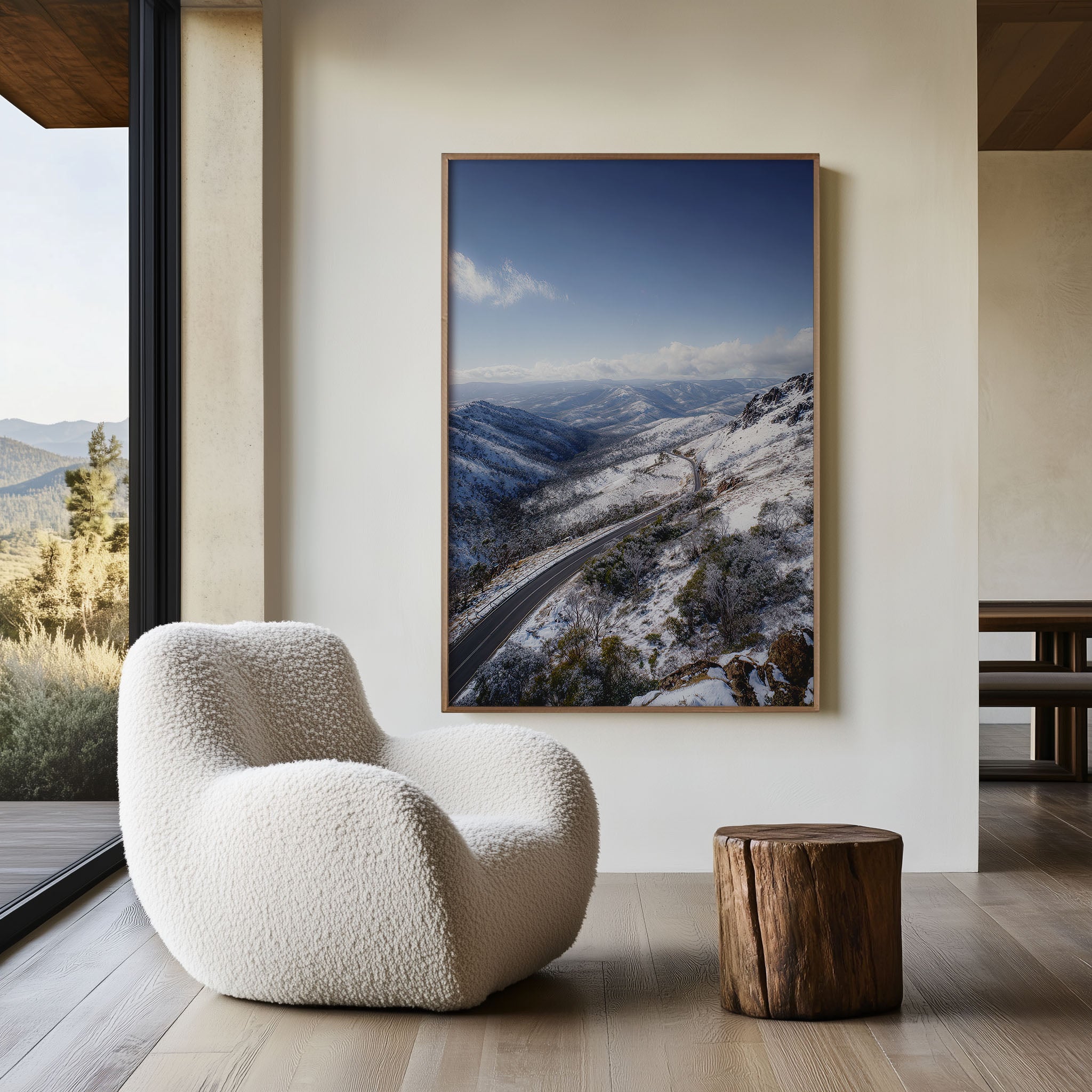 Snowy Mountains Australia Wall Art Print | Alpine Landscape Photography