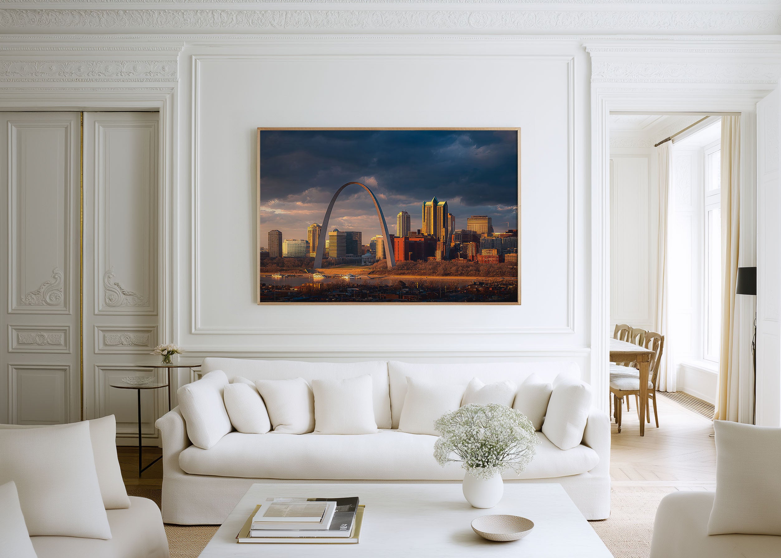 St Louis Gateway Arch Print | Mississippi River Skyline Wall Art