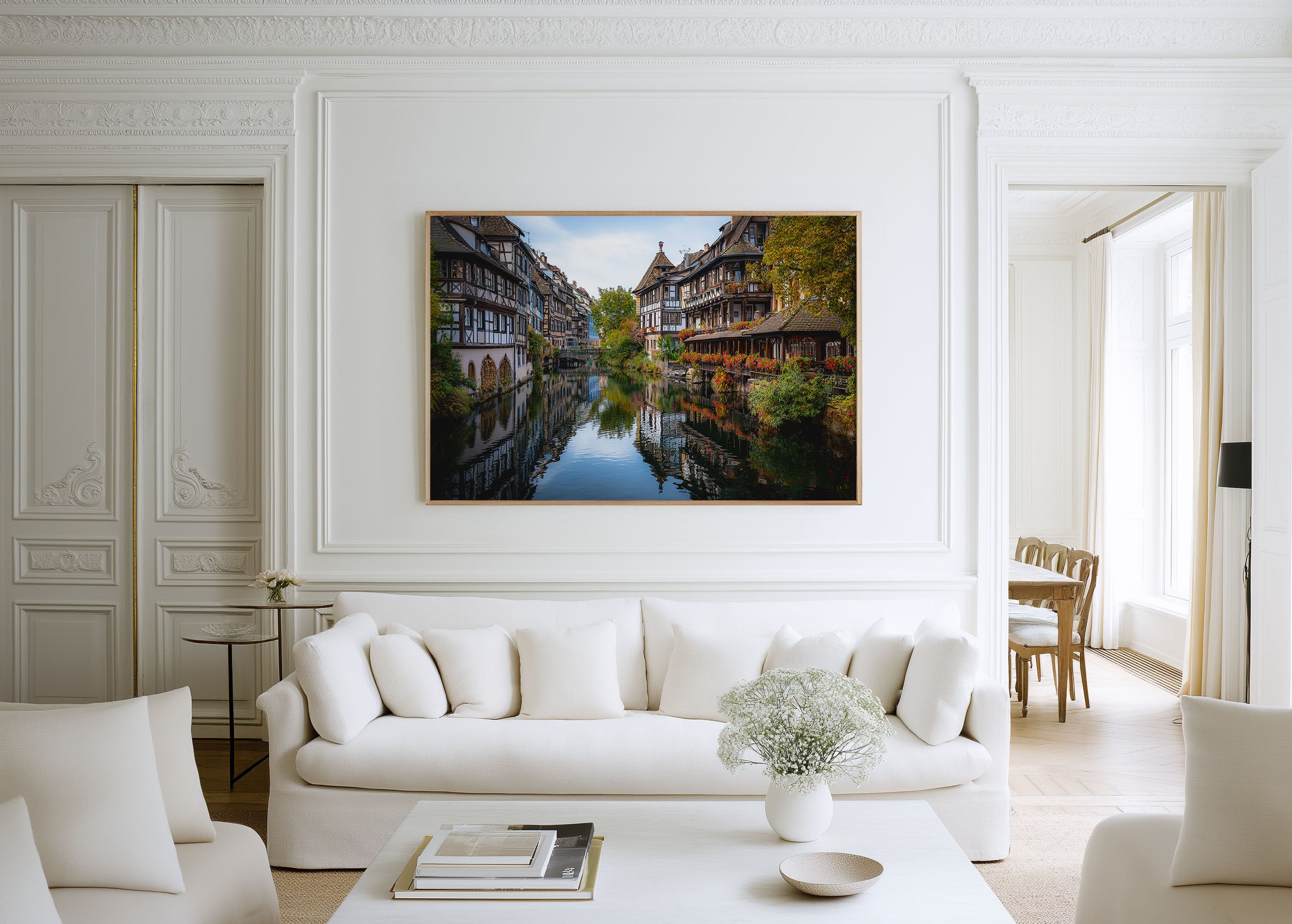 Strasbourg Old Town Canal Print – Alsace Wall Art