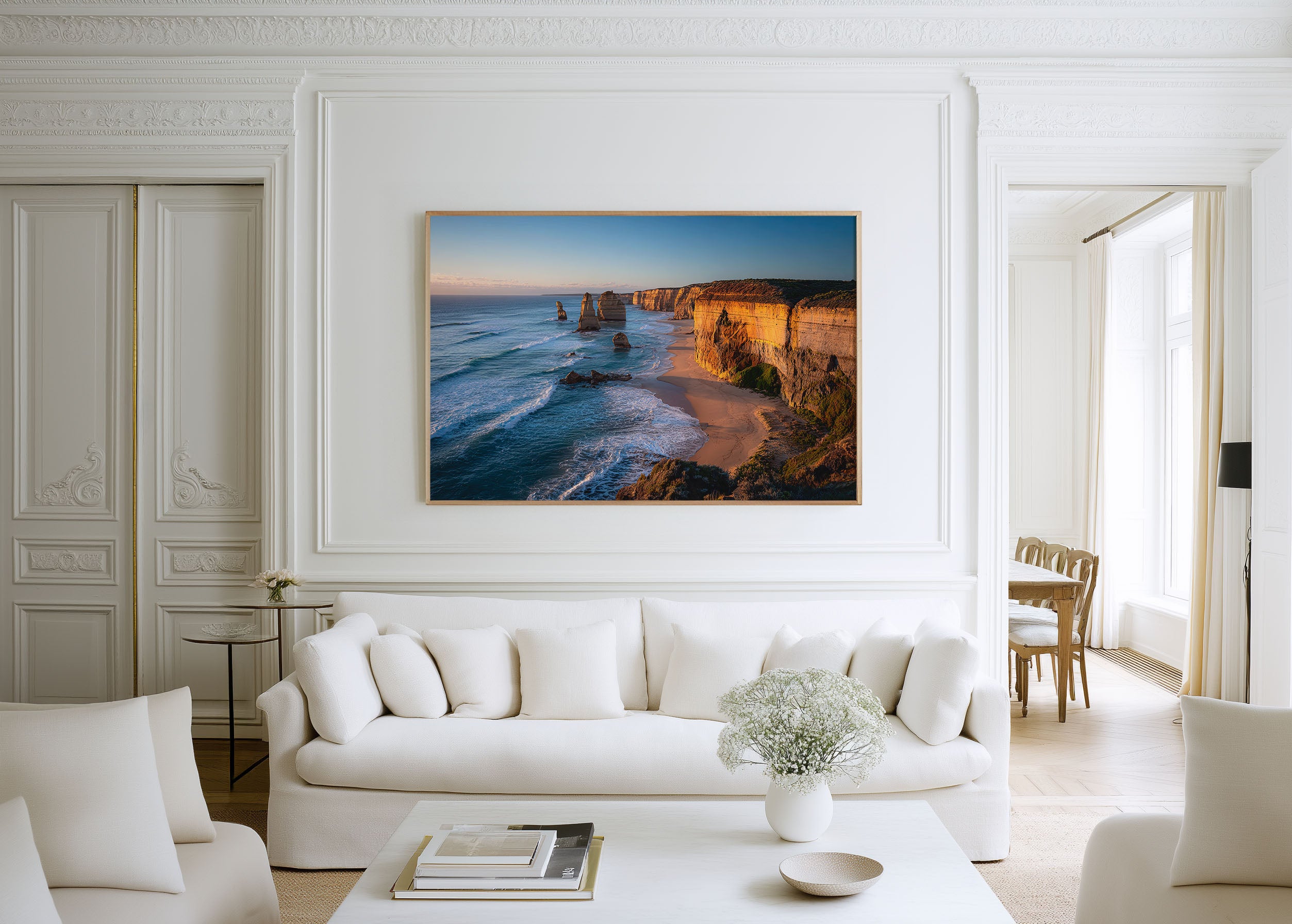 Twelve Apostles Great Ocean Road Sunrise Print | Australia Coastal Cliffs Wall Art