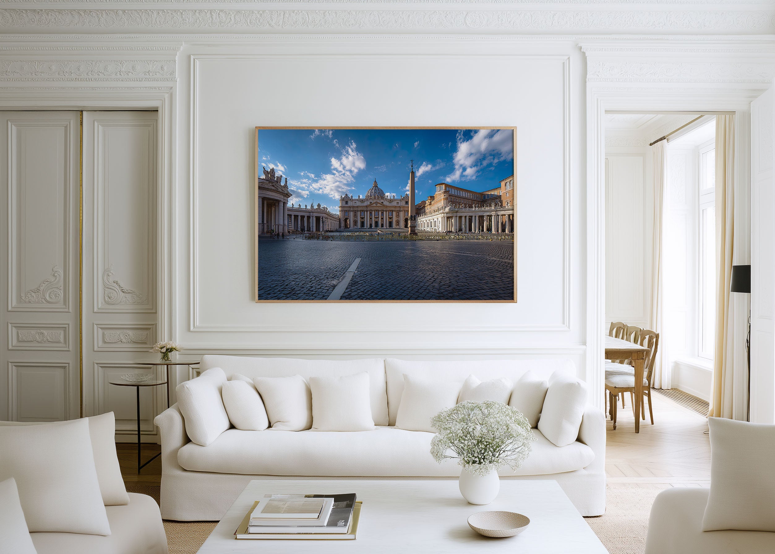 St. Peter’s Square Vatican Print – Rome Architecture Wall Art
