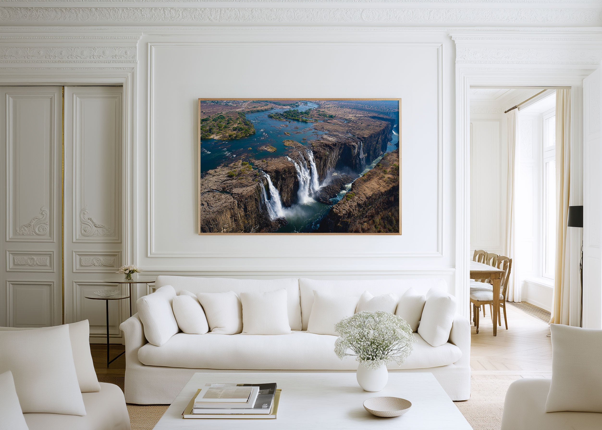 UNESCO Victoria Falls Aerial Landscape Print