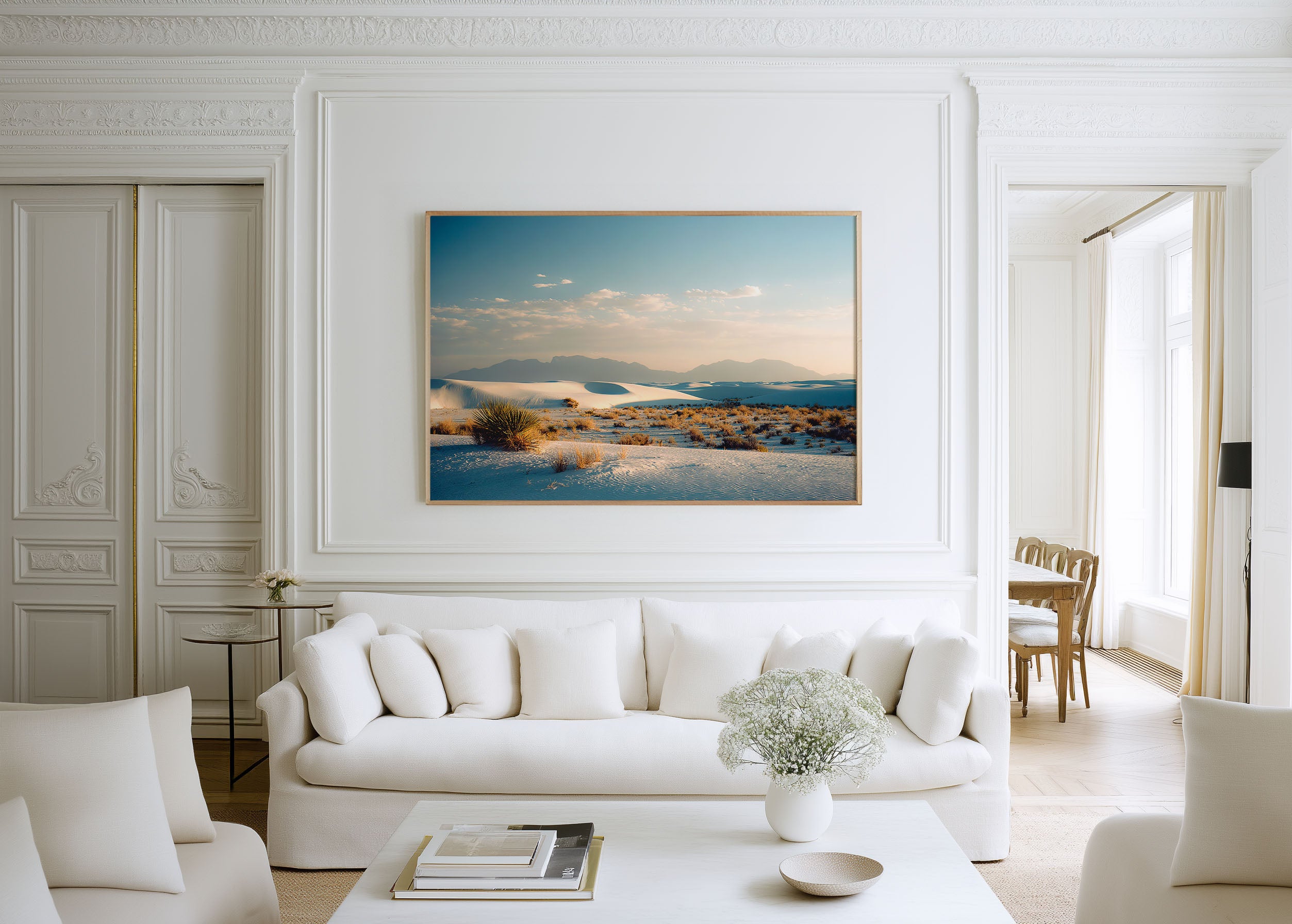 White Sands National Park Sunset Wall Art Print