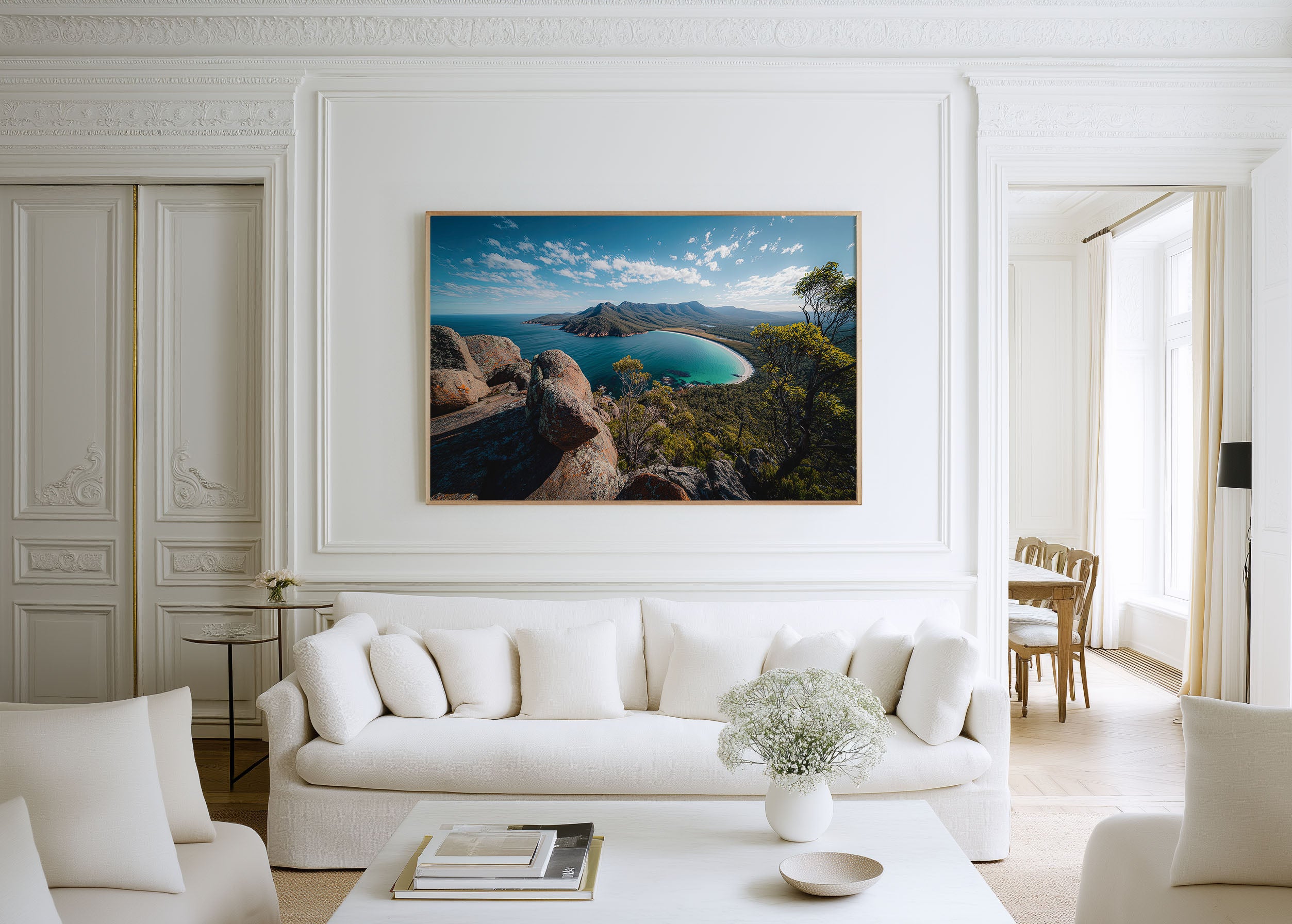 Wineglass Bay Tasmania Wall Art Print – Freycinet National Park Coast