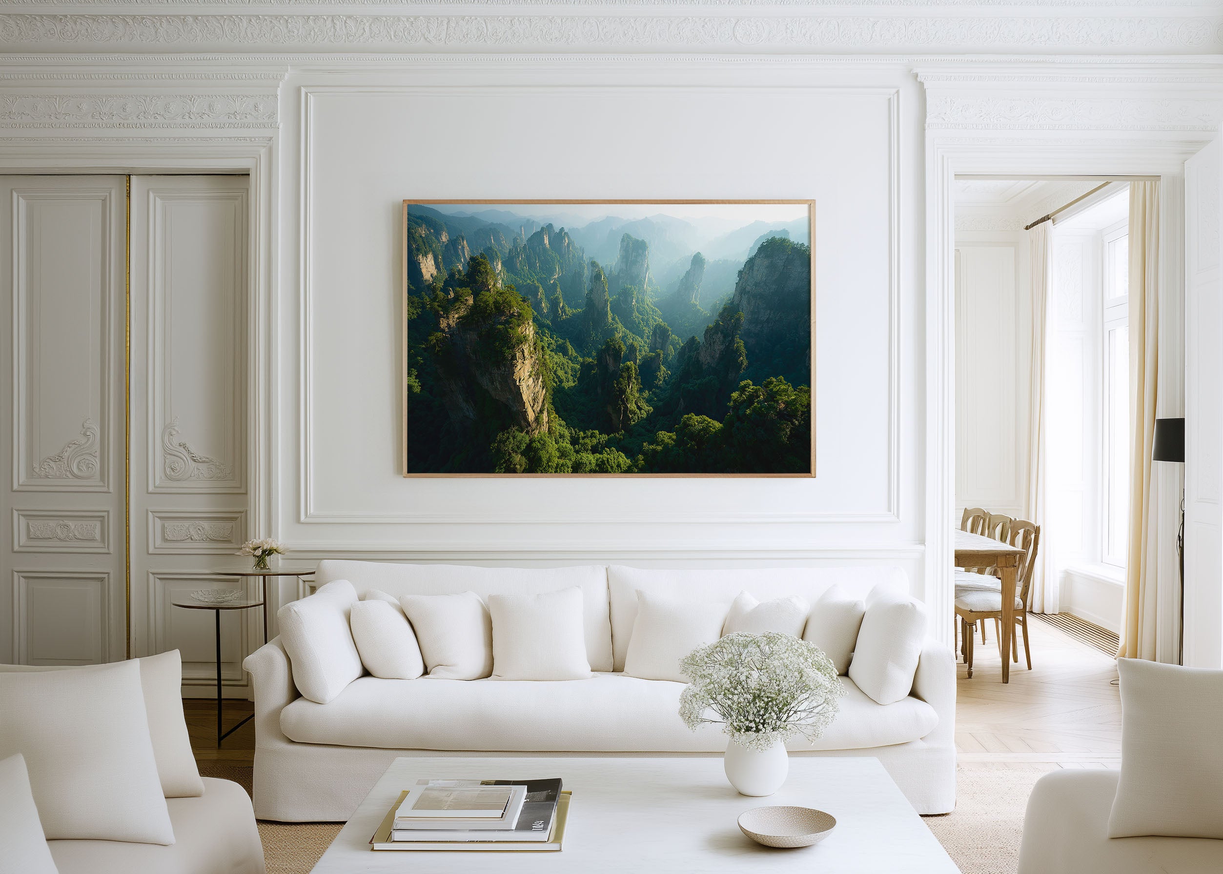 Zhangjiajie Mountains Print – China Avatar Pillar Wall Art