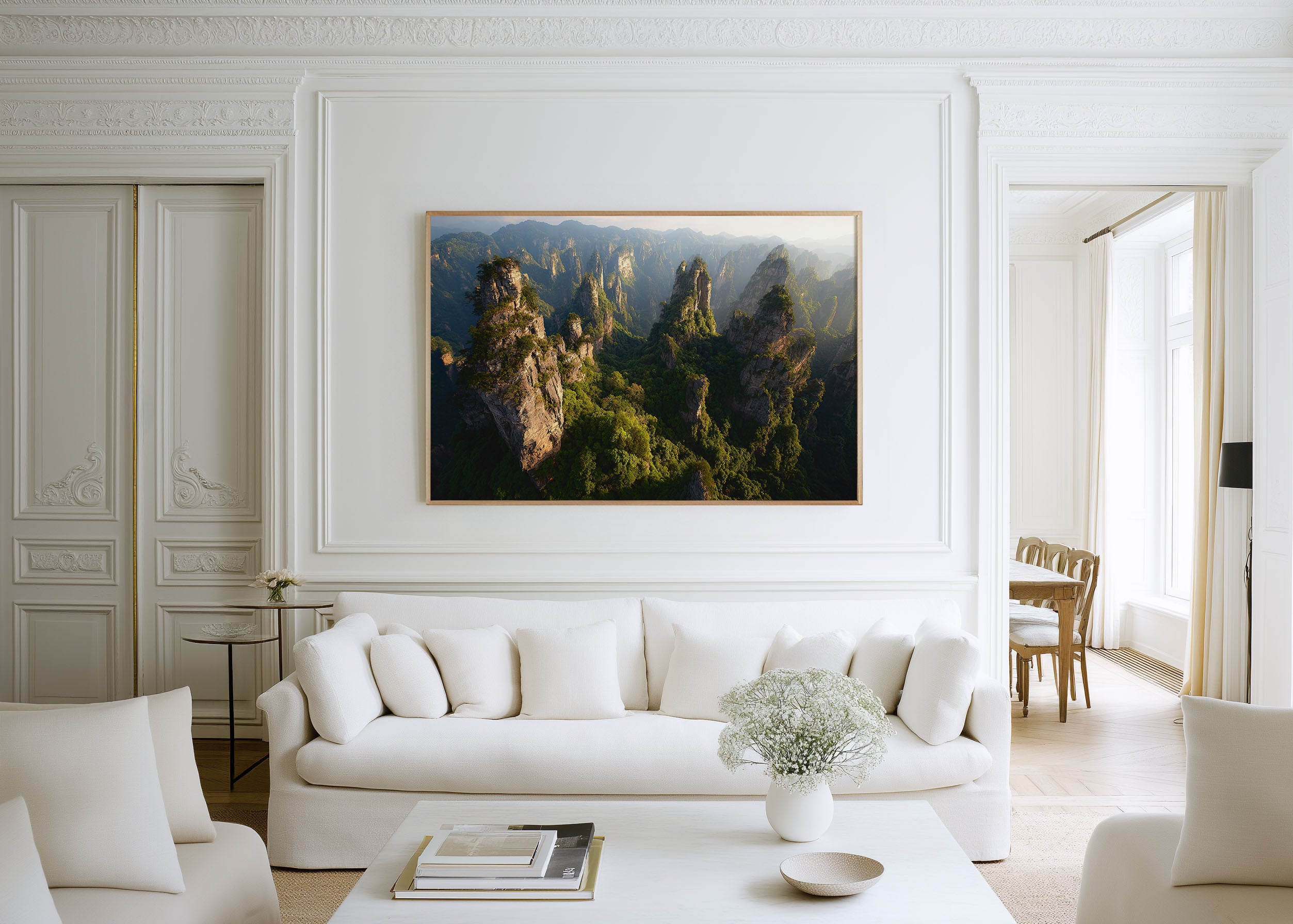 Zhangjiajie National Park Print – Dramatic China Cliff Wall Art