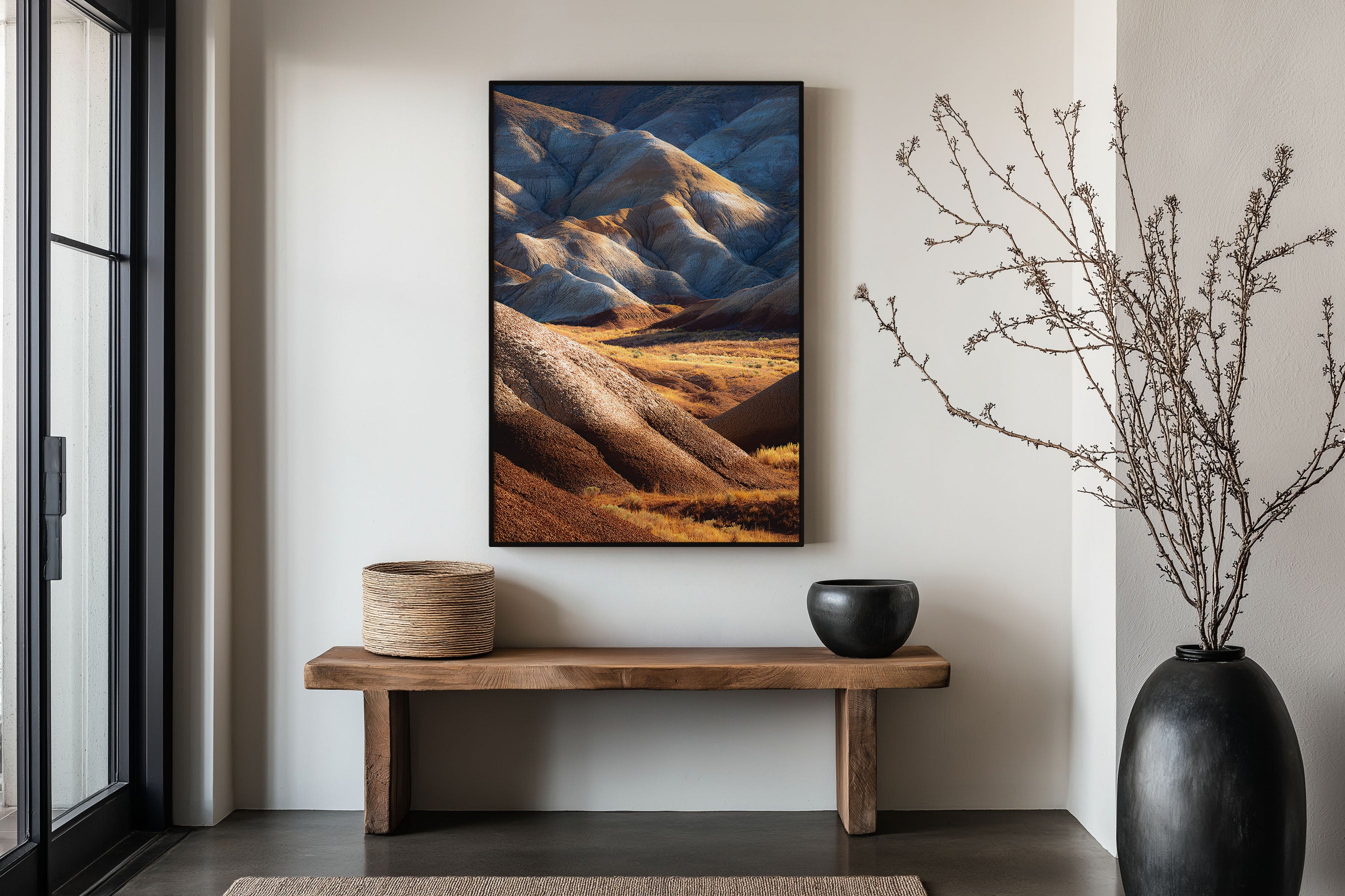 Painted Hills Oregon Print | Badlands Desert Landscape Wall Art | John Day Fossil Beds Photography