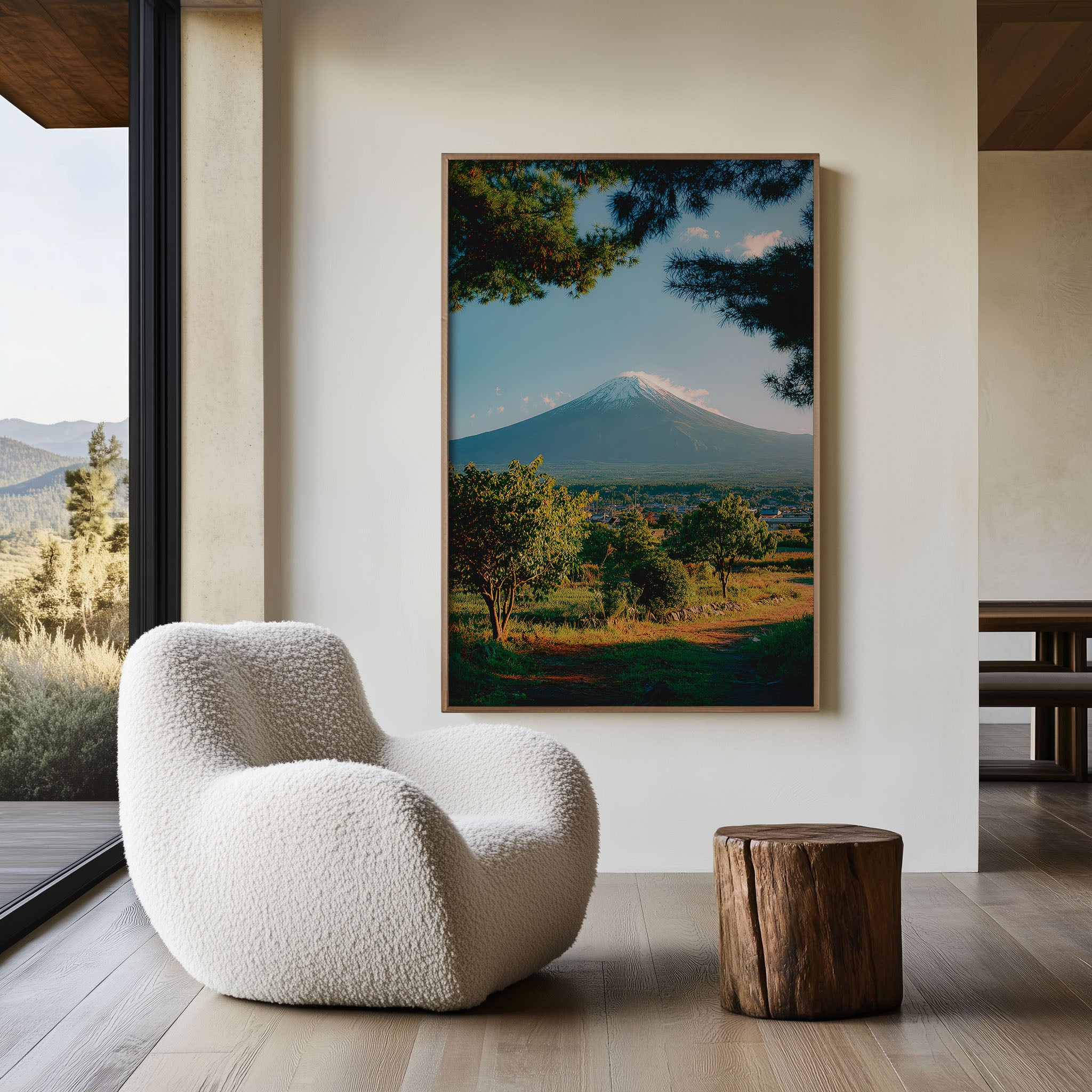 Mount Fuji Wall Art Print | Japan Countryside Landscape Photography | Fuji-san Travel Poster | Japanese Nature Home Decor