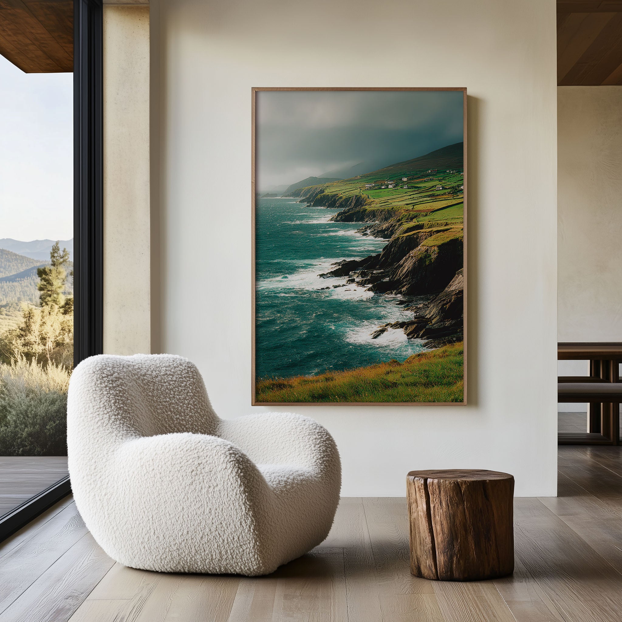 Dingle Peninsula Wall Art Print | Ireland Wild Atlantic Way Photography | Kerry Coastal Cliffs Landscape Poster | Irish Nature Print | Emerald Isle Home Decor