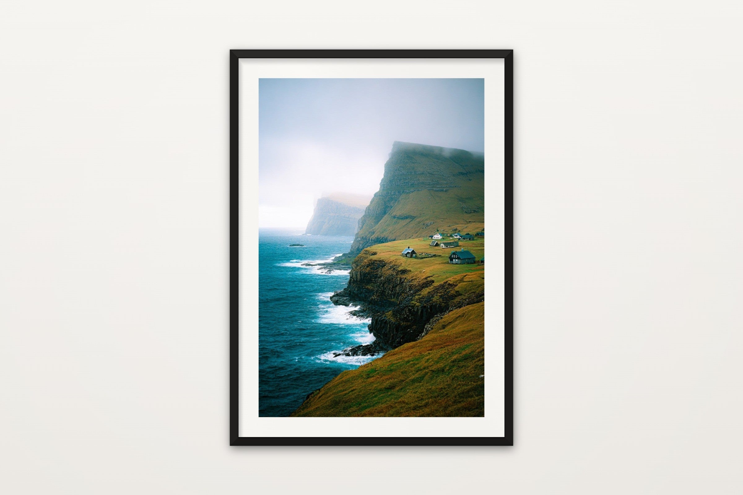Faroe Coastal Village