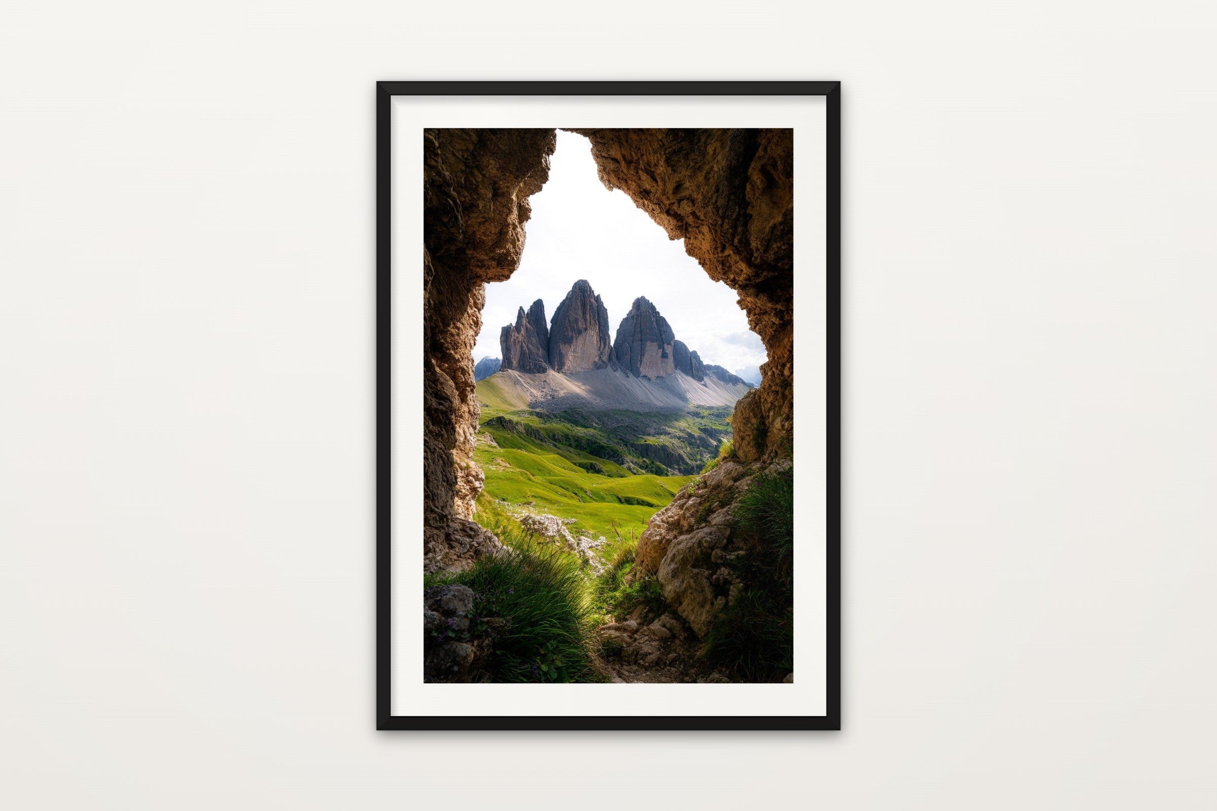 Tre Cime Through the Cave