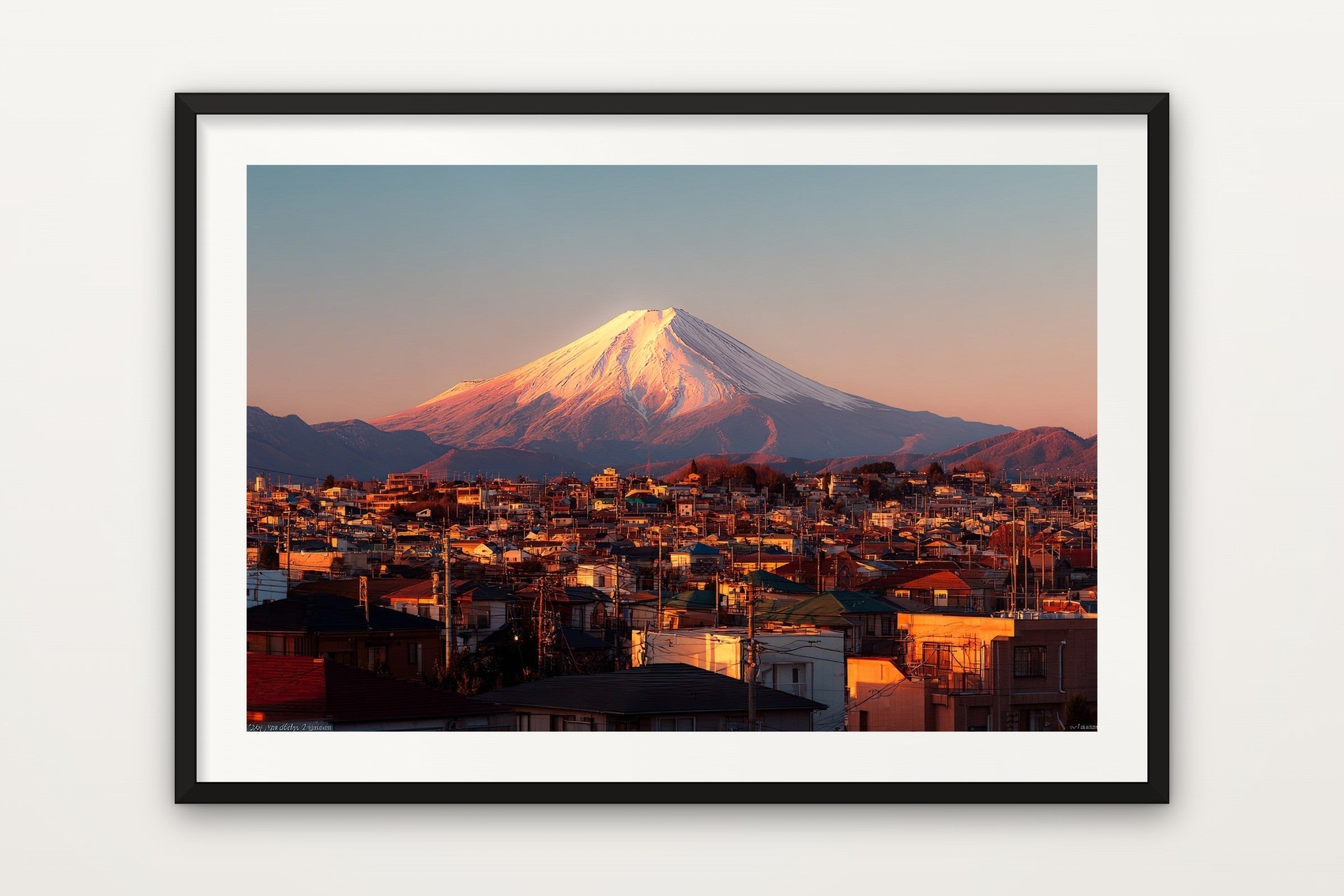 Fuji over Fujiyoshida