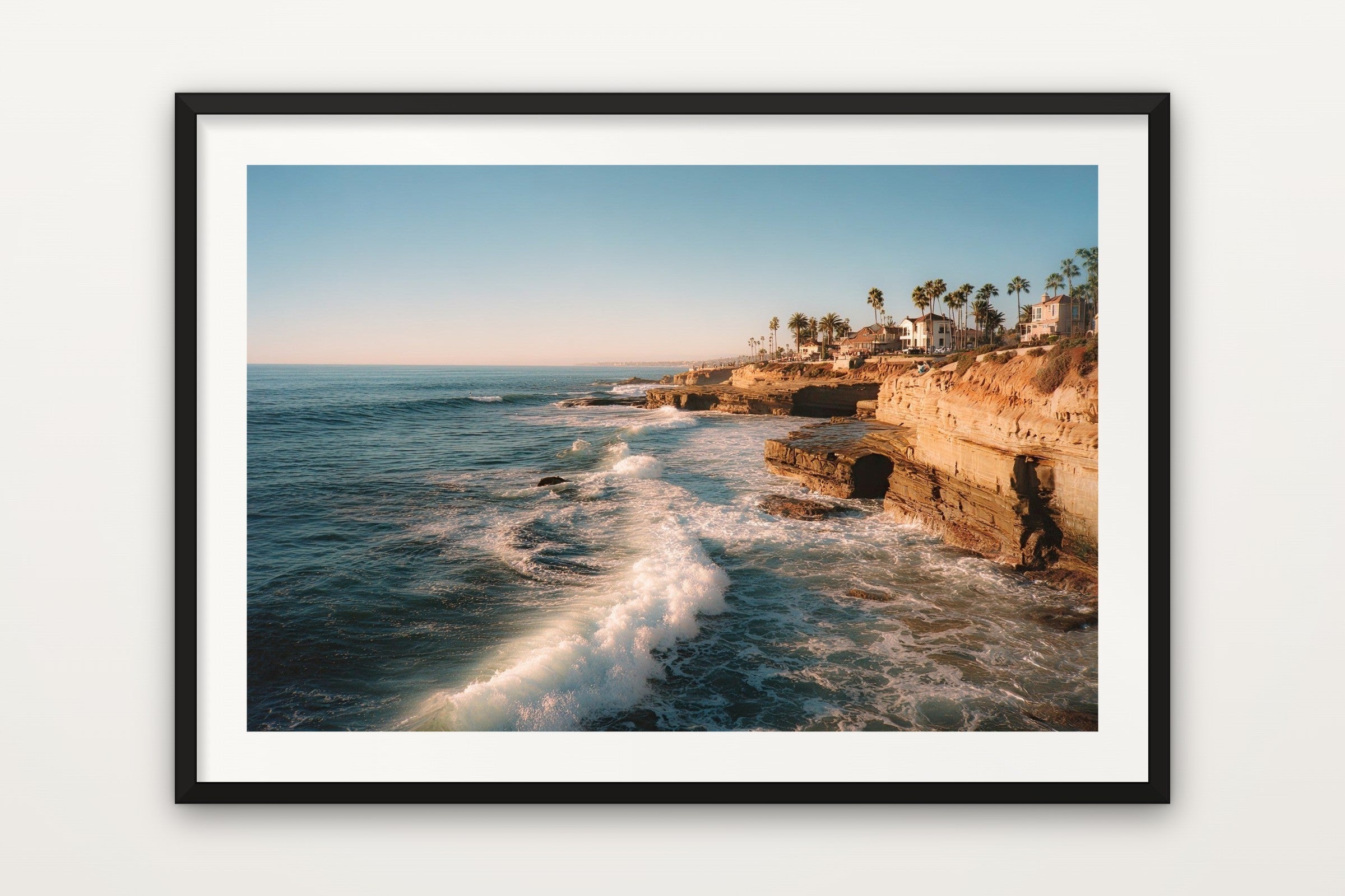 San Diego Cliffs at Sunset