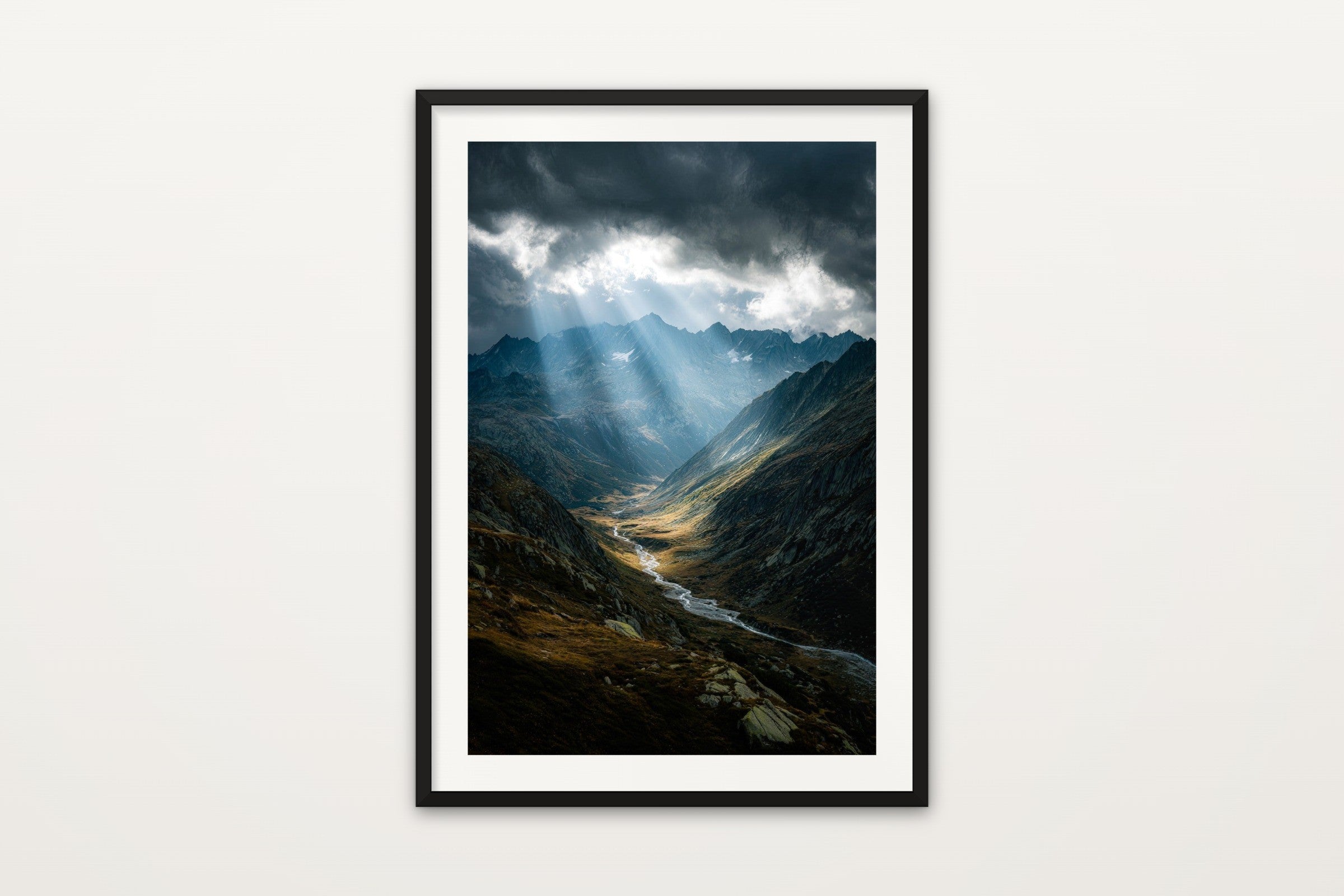 God Rays in the Alps