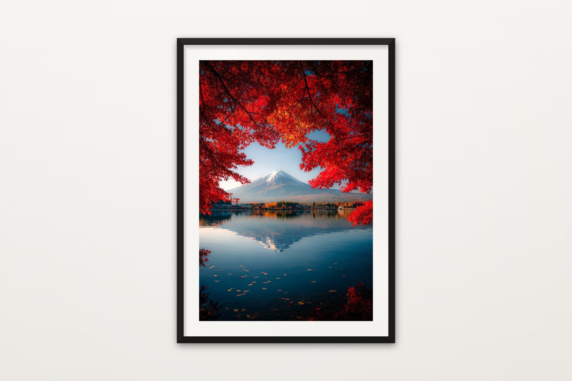 Fuji and Fallen Leaves