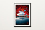 Fuji and Fallen Leaves