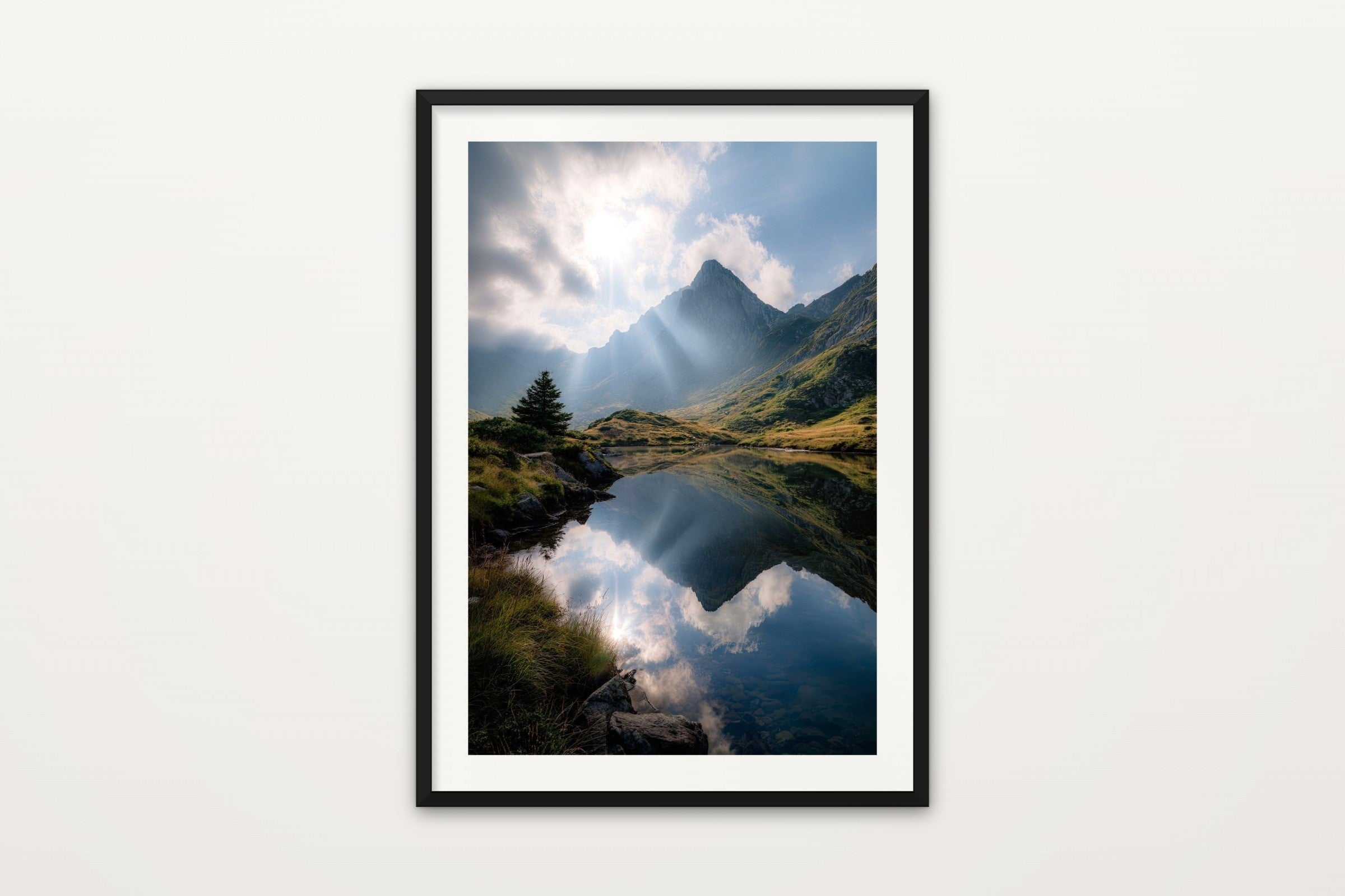 Alpine Lake Reflection