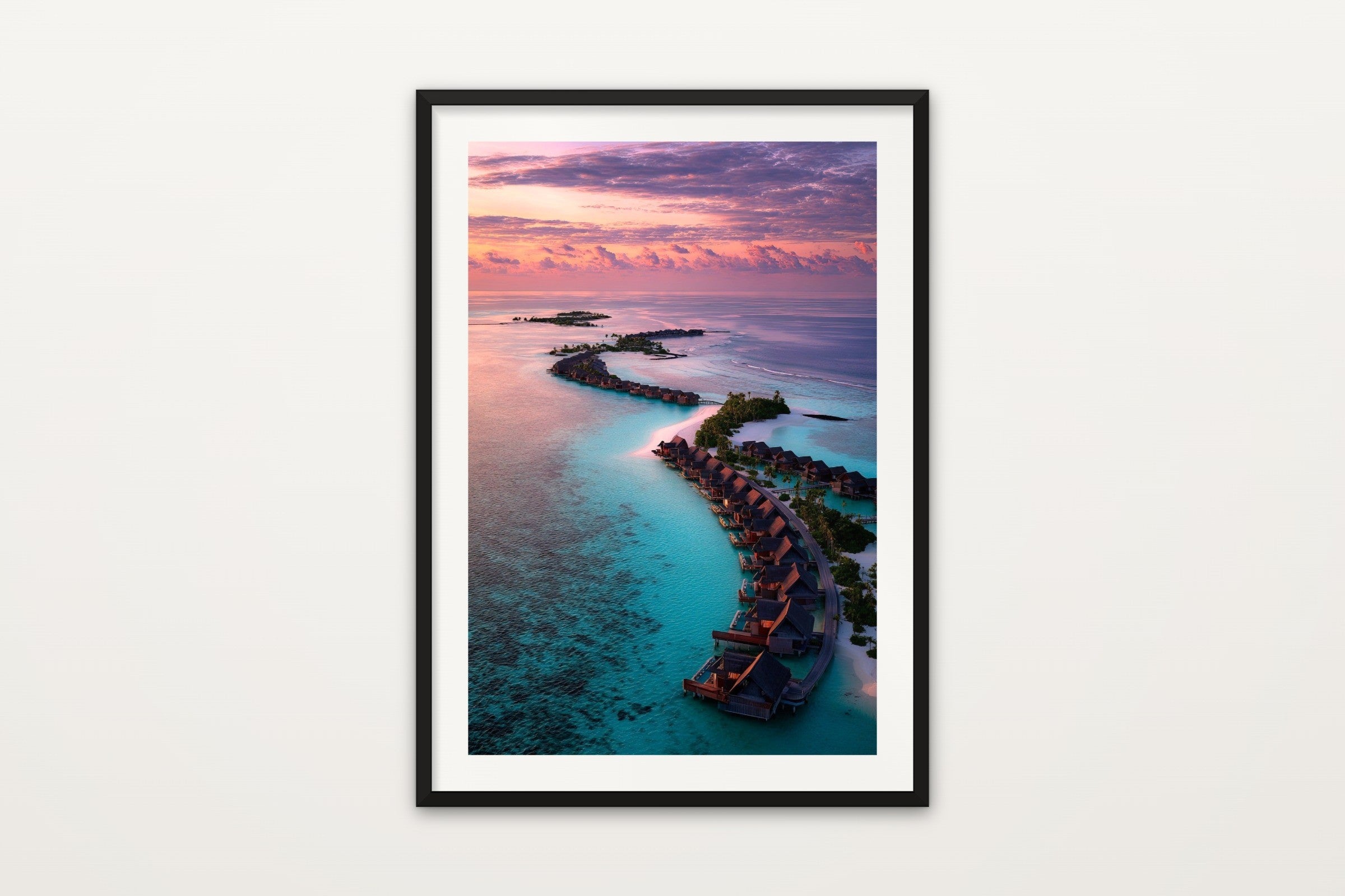Maldives Lagoon at Sunrise